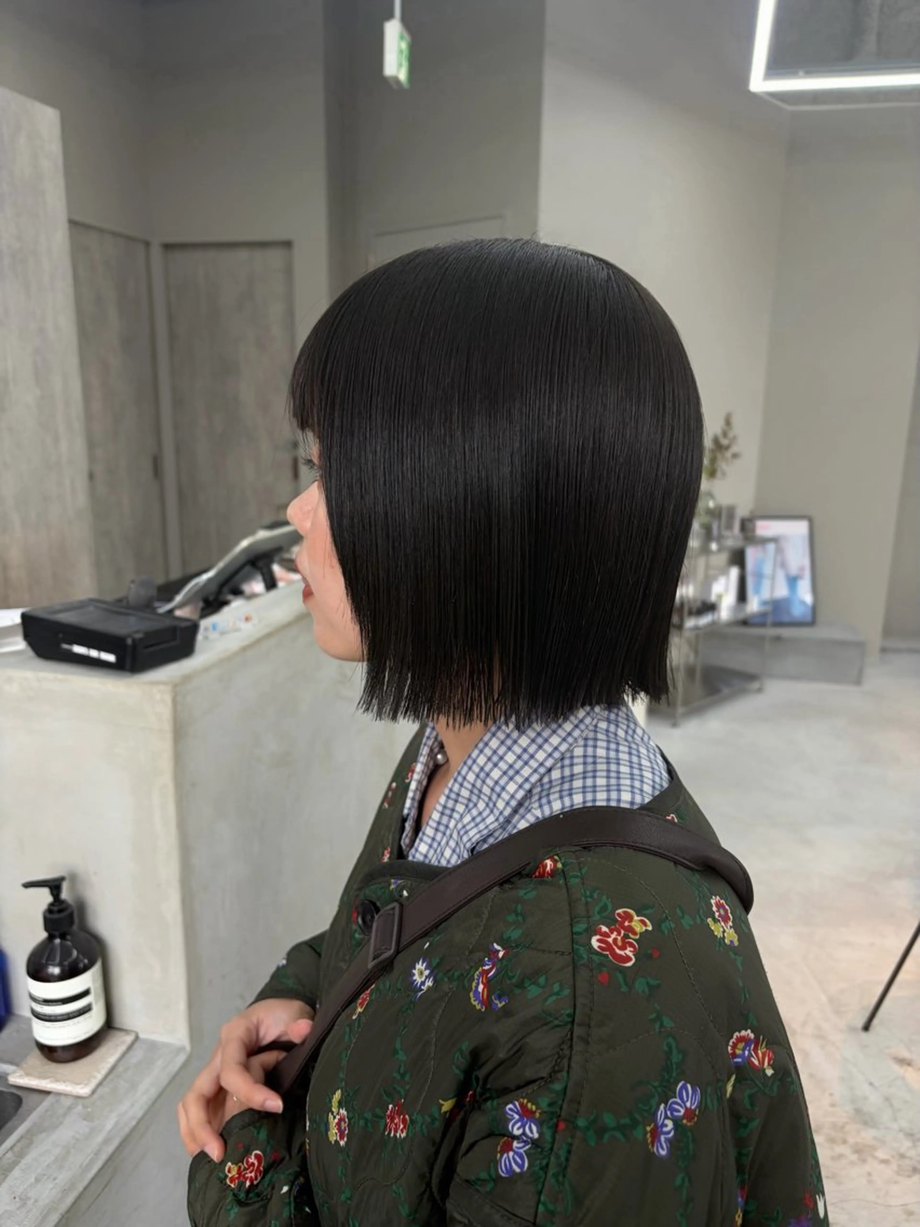 ミディアム ヘアカラー kurune chikaのヘアスタイル