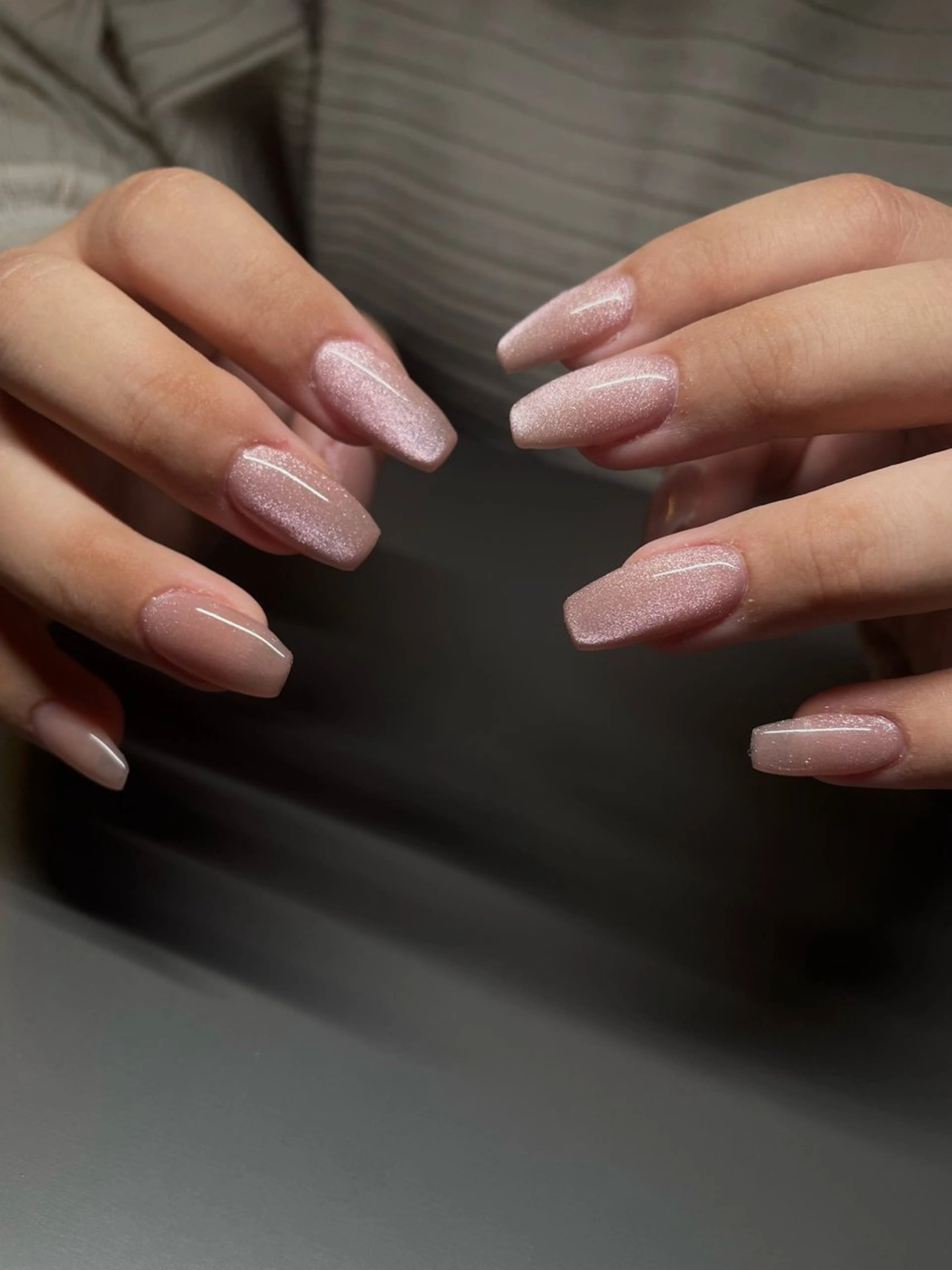 【ジェル】マグネットネイル✨(付け替えオフ無料)の写真