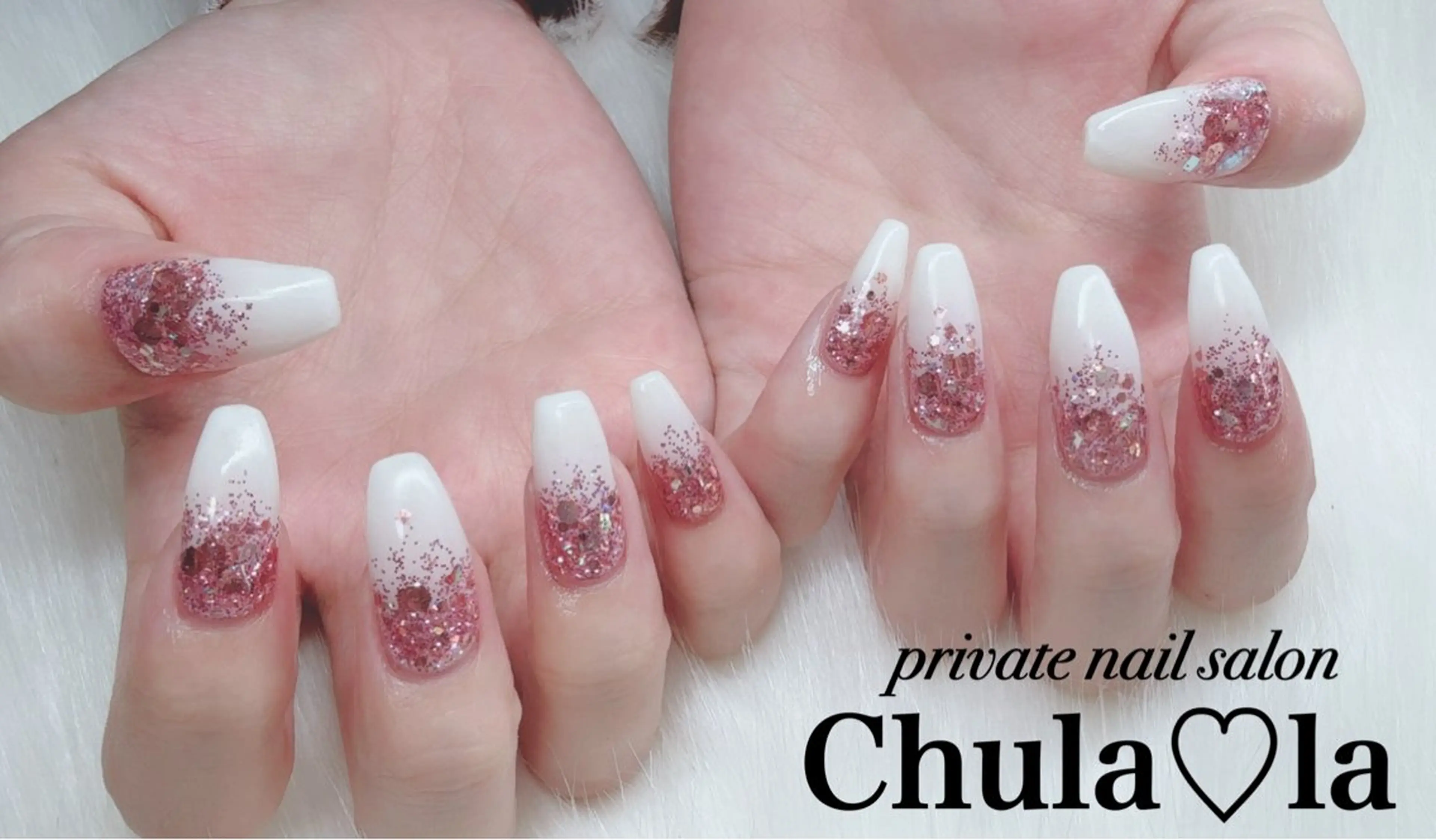 ネイル ラメ(グリッター) ハンドネイル Chula♡la 豊見城市高安のネイルデザイン