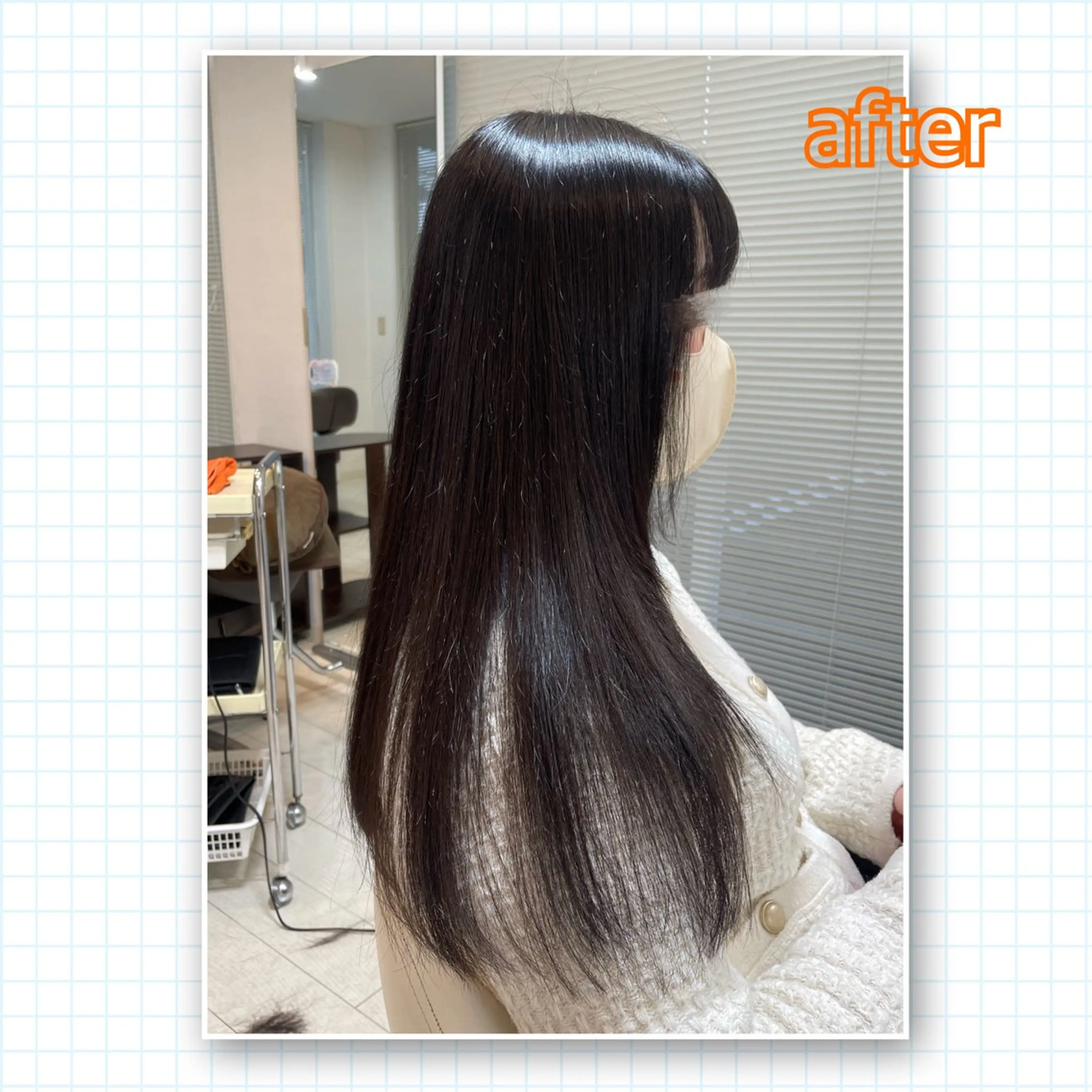 ロング アミーベル🧸🧡 本店✂️しおりのヘアスタイル