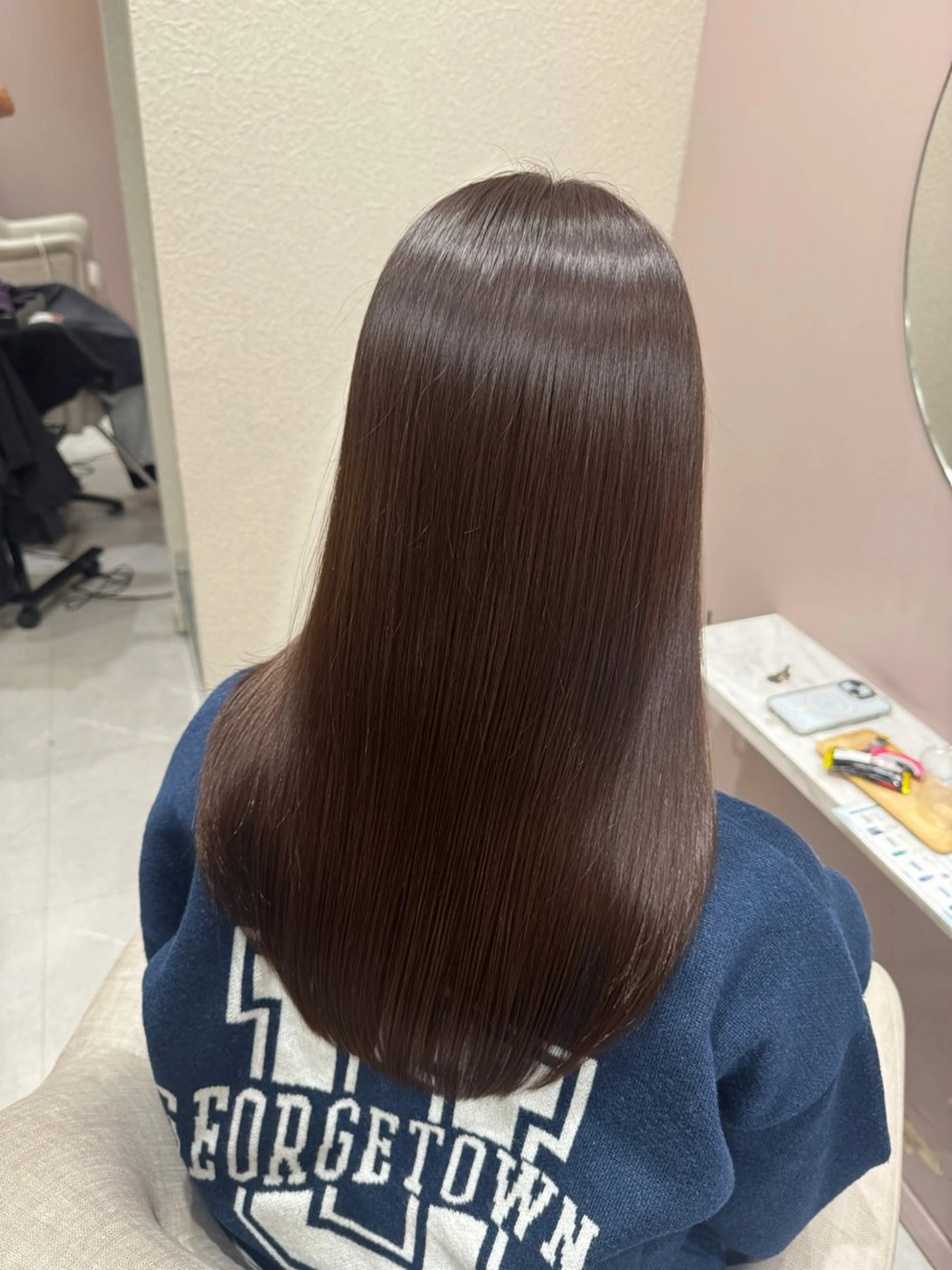 セミロング カット ヘアカラー ✨髪質改善･レイヤー ✨chihiroのヘアスタイル