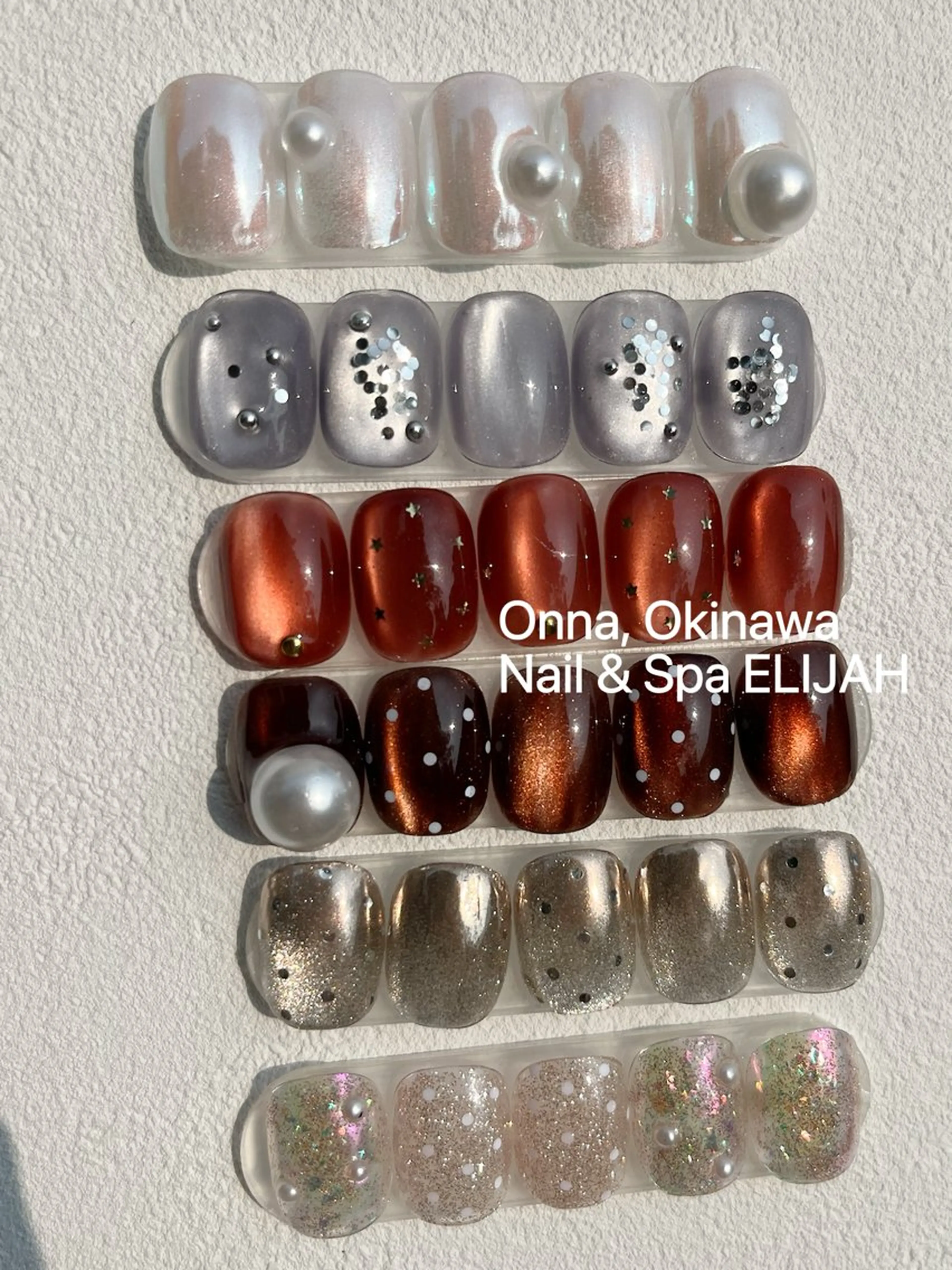 ネイル ハンドネイル ダンラップ新里 友簣乃のネイルデザイン