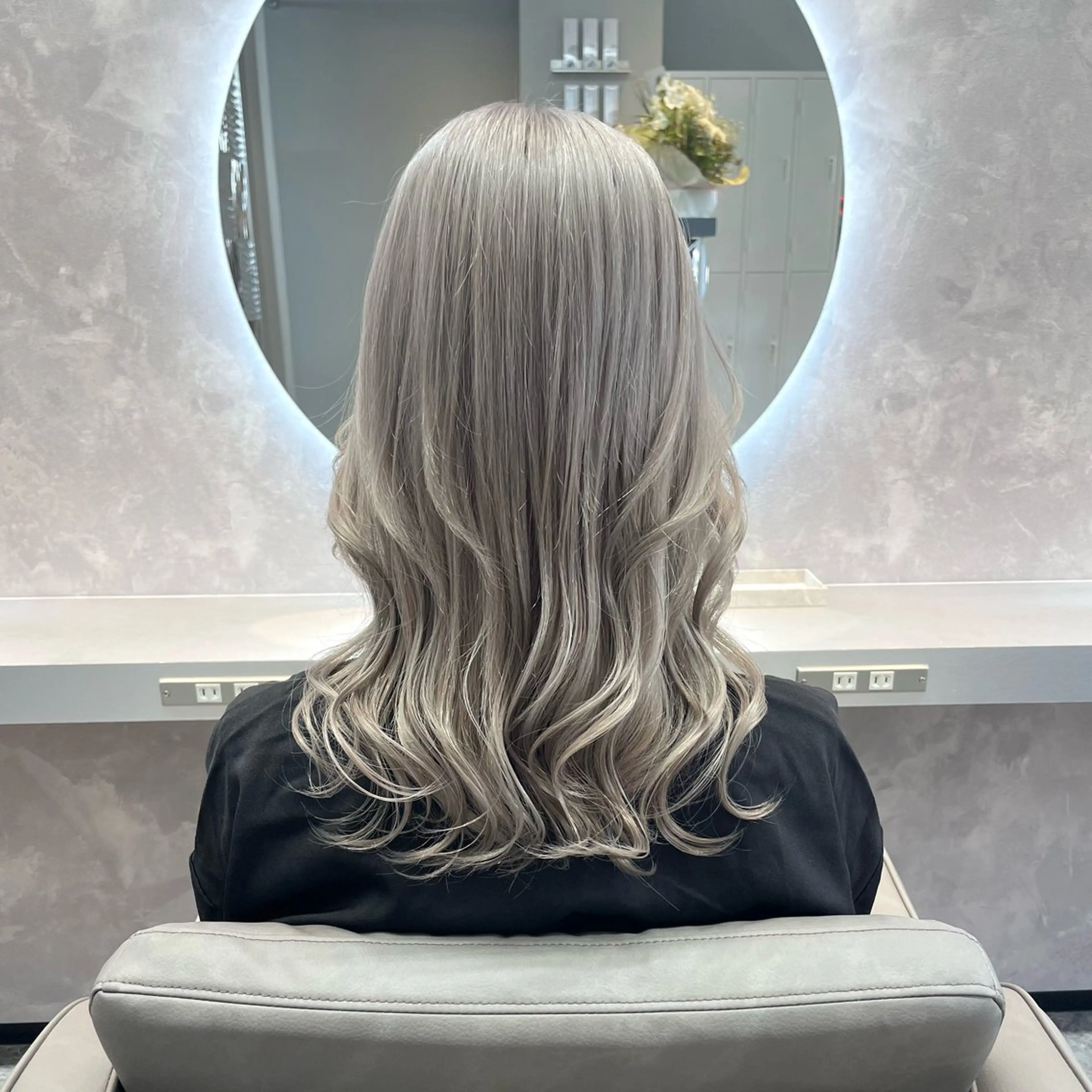 セミロング カラー ヘアカラー トリートメント 奥山義進/大宮 /ダブルカラーのヘアスタイル