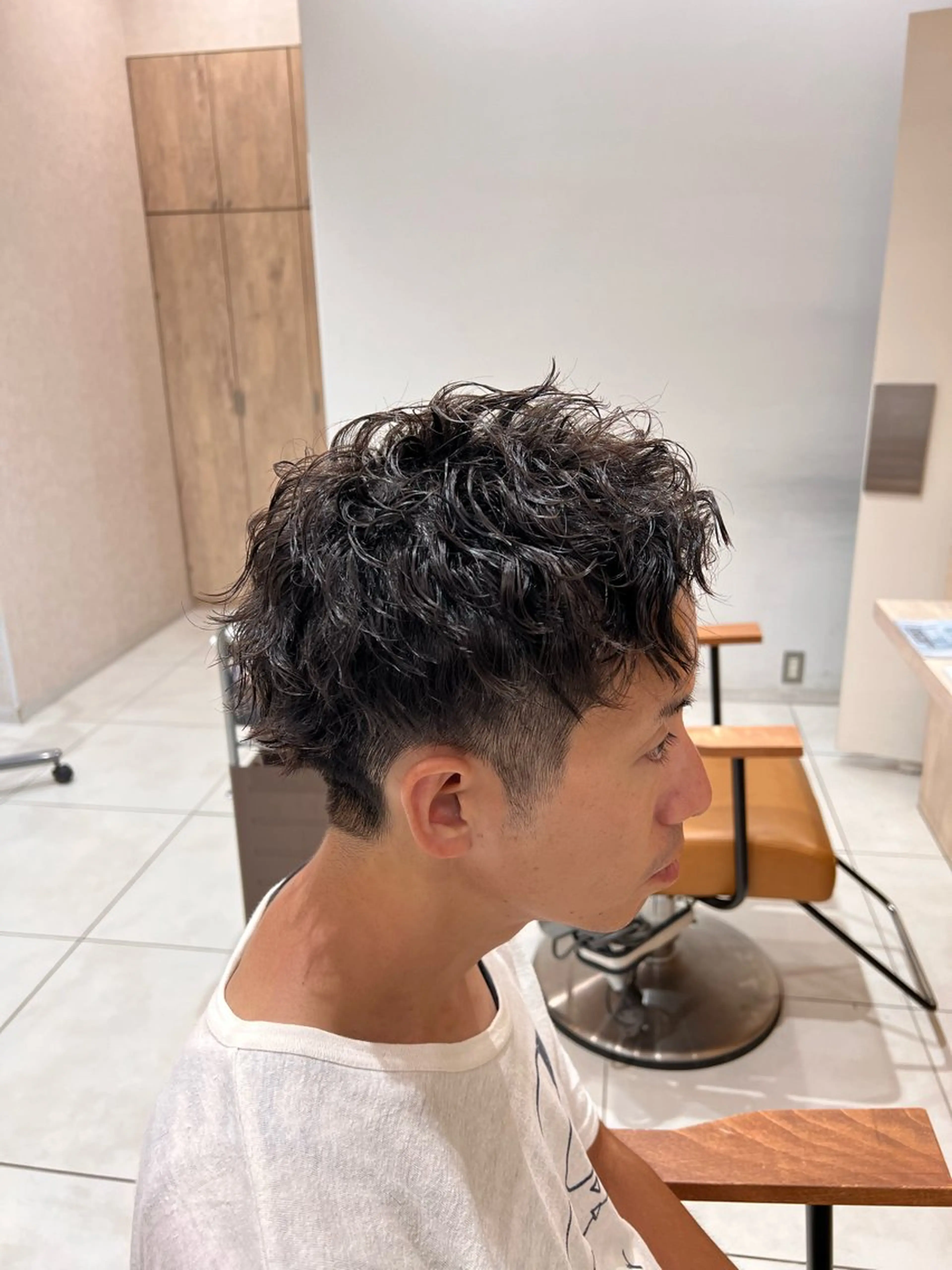 メンズ メンズパーマ メンズ特化フェザー パーマ🚗タケシのヘアスタイル