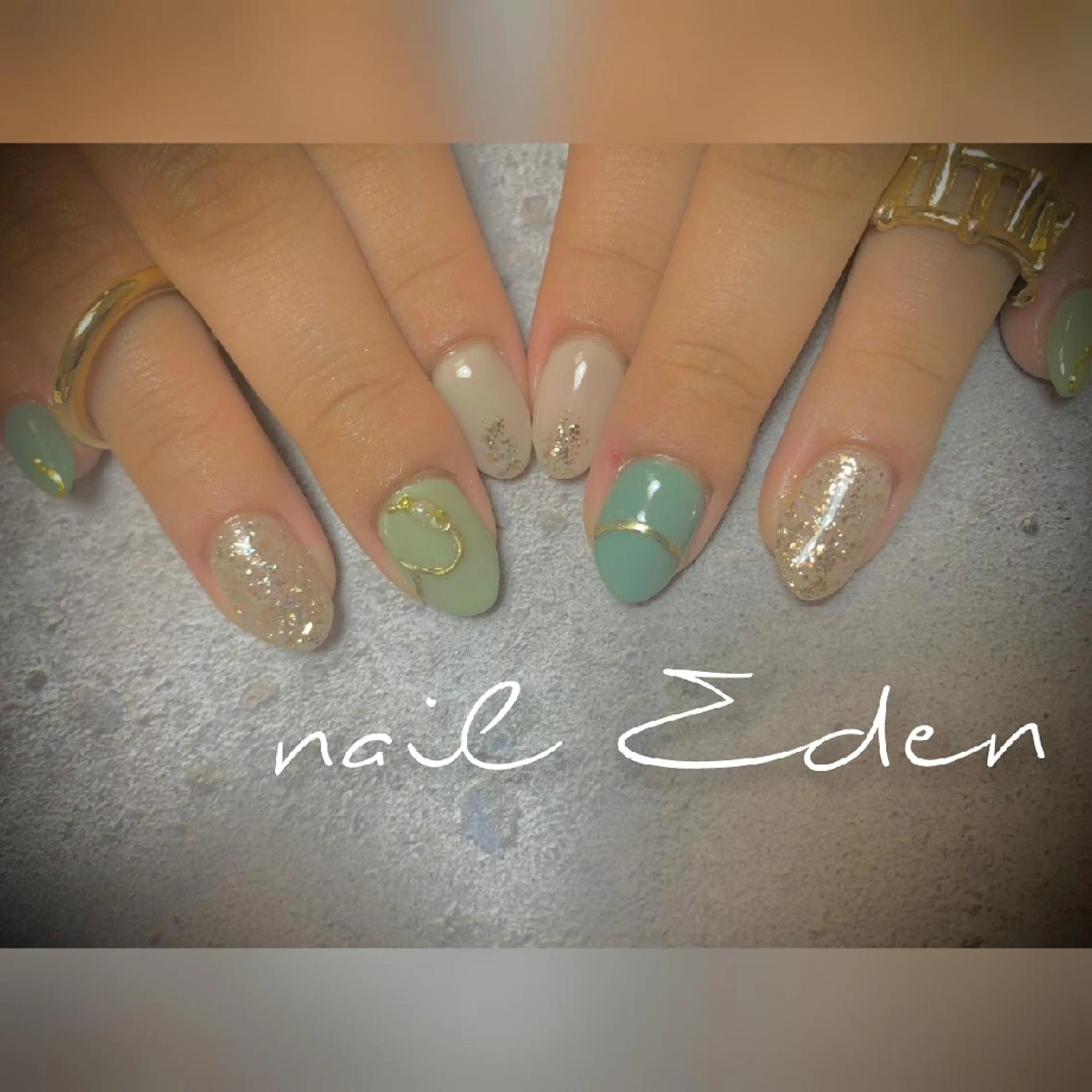 ネイル 持ち込み Eden ♾️のネイルデザイン