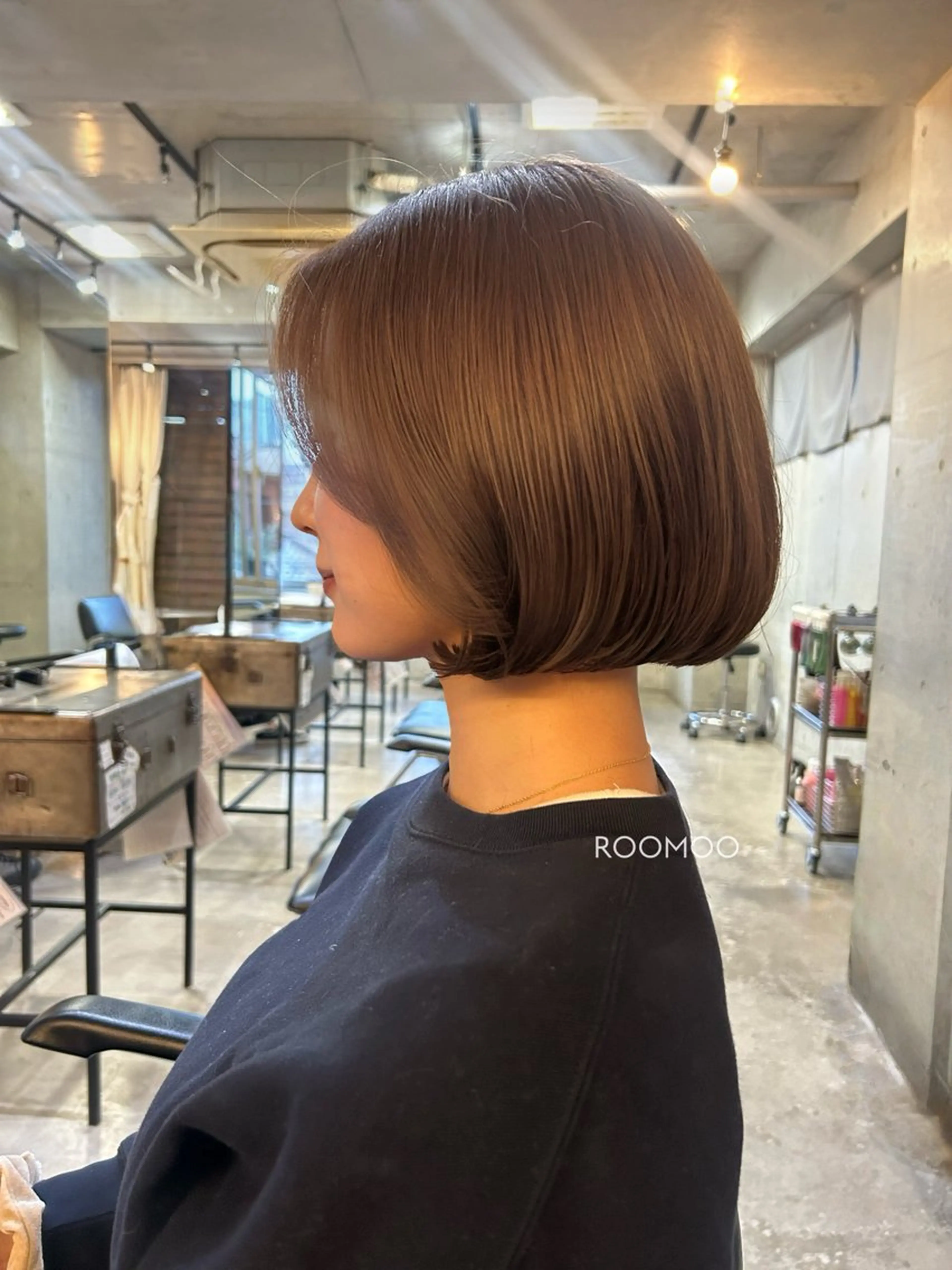 【U-28 5/2​〜​5/6 GW限定価格✨】韓国カット+カラー🩶　#韓国ボブ#レイヤーカットの写真