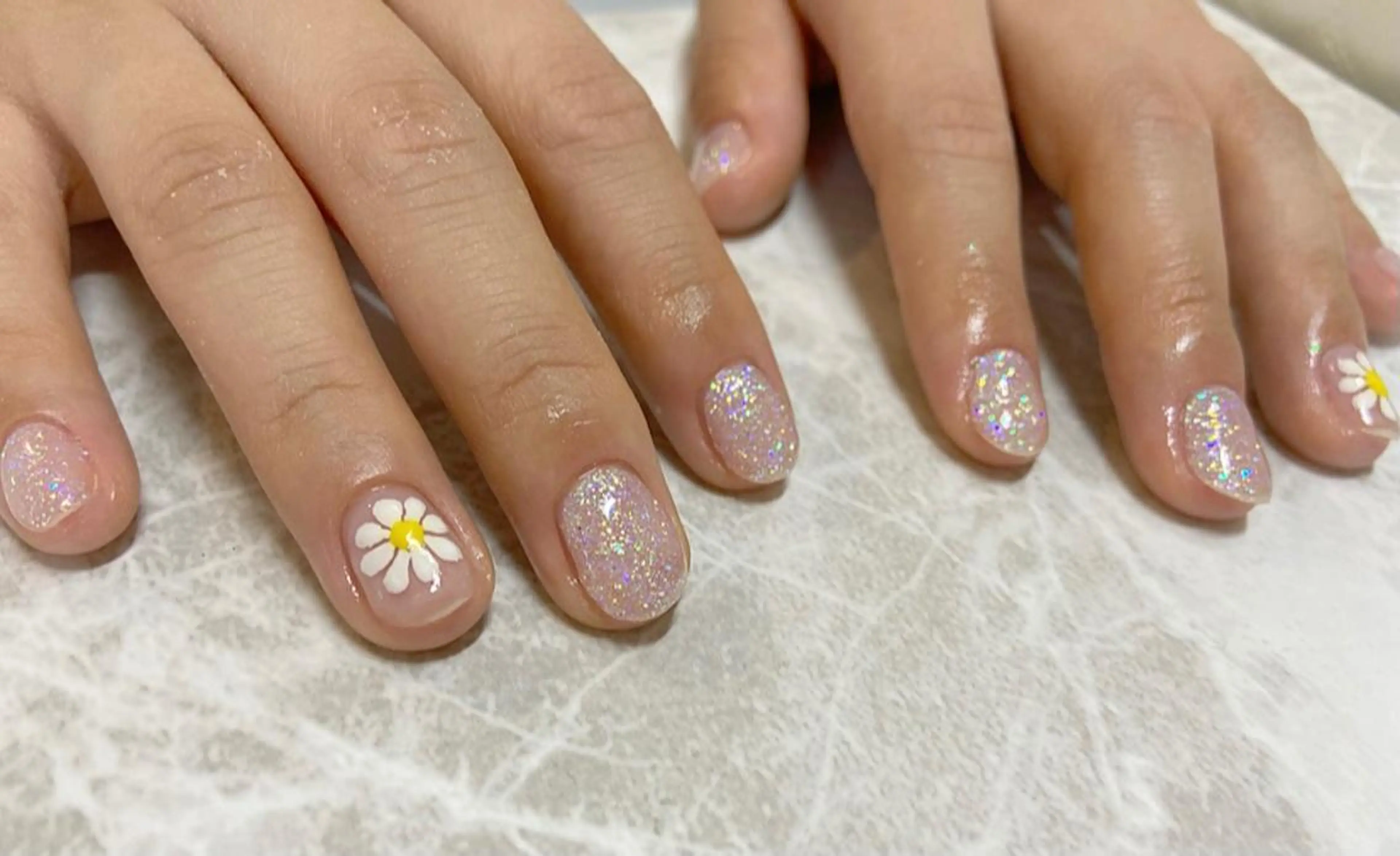 ネイル アートネイル クリアネイル 🧸熊谷 かほ🧸のネイルデザイン