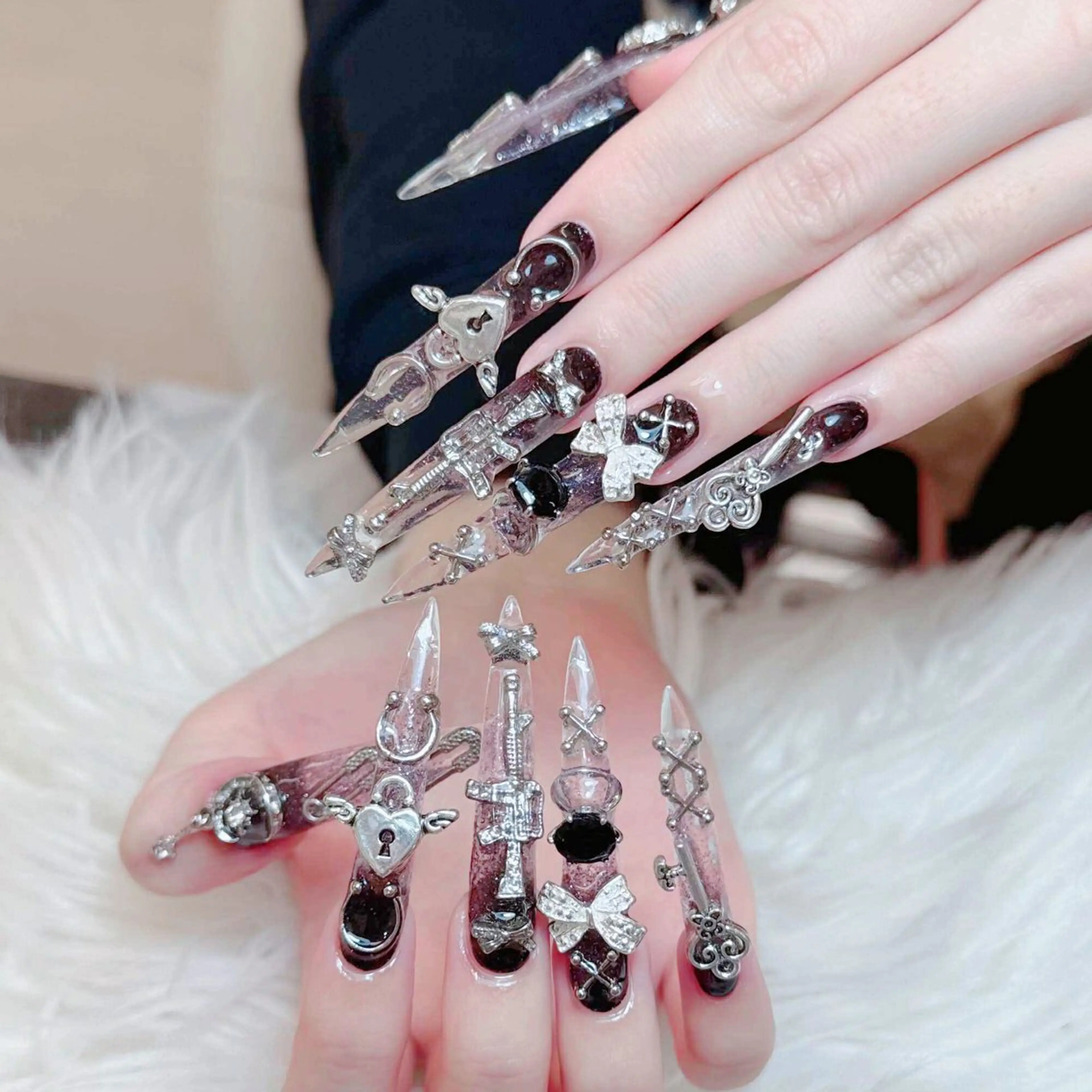 ネイル ハンドネイル ANH NAIL ゴテゴテ専門店💎のネイルデザイン