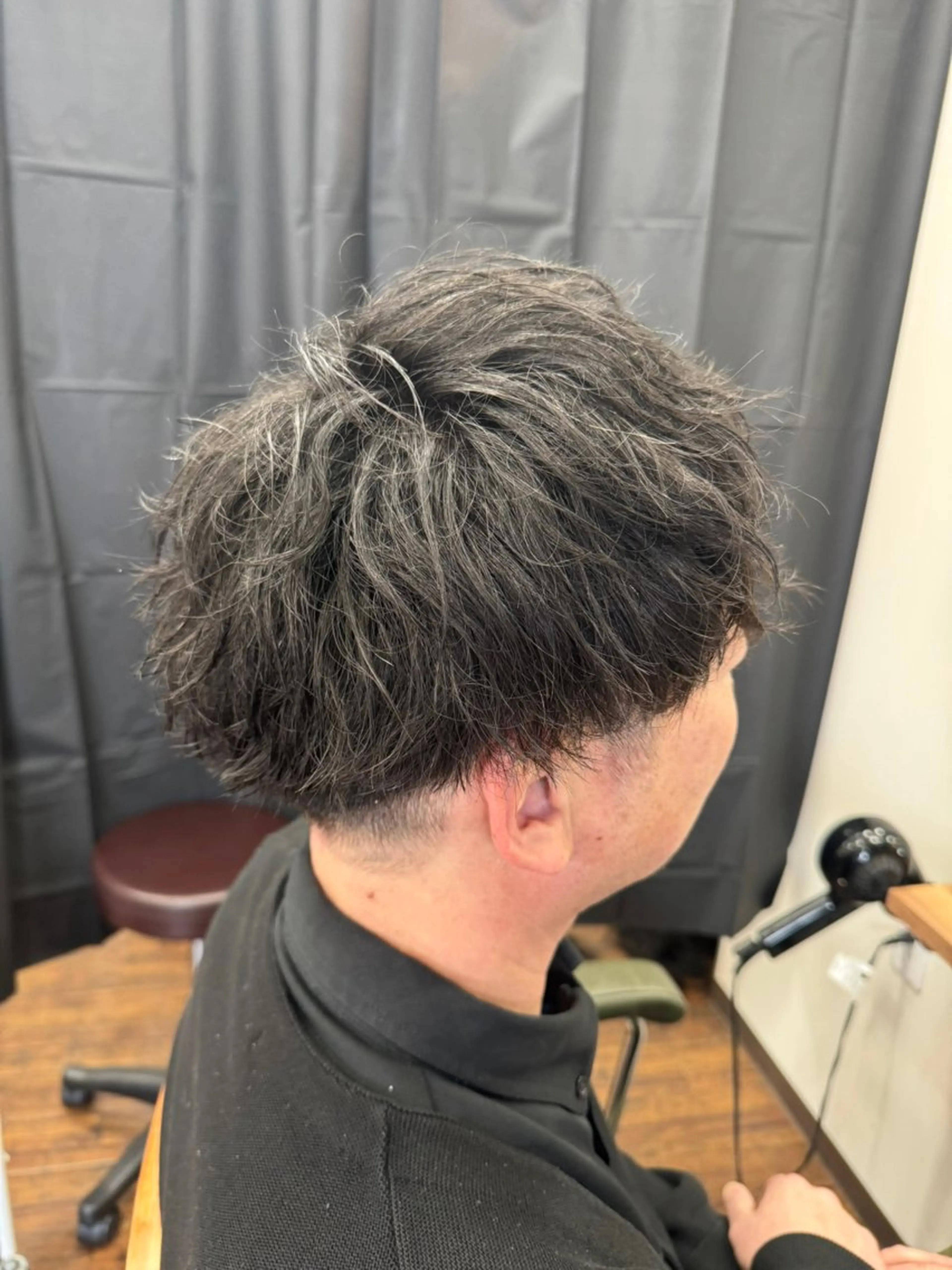パーマ メンズ カット パーマ TELAHAIR 副店長 永田のヘアスタイル