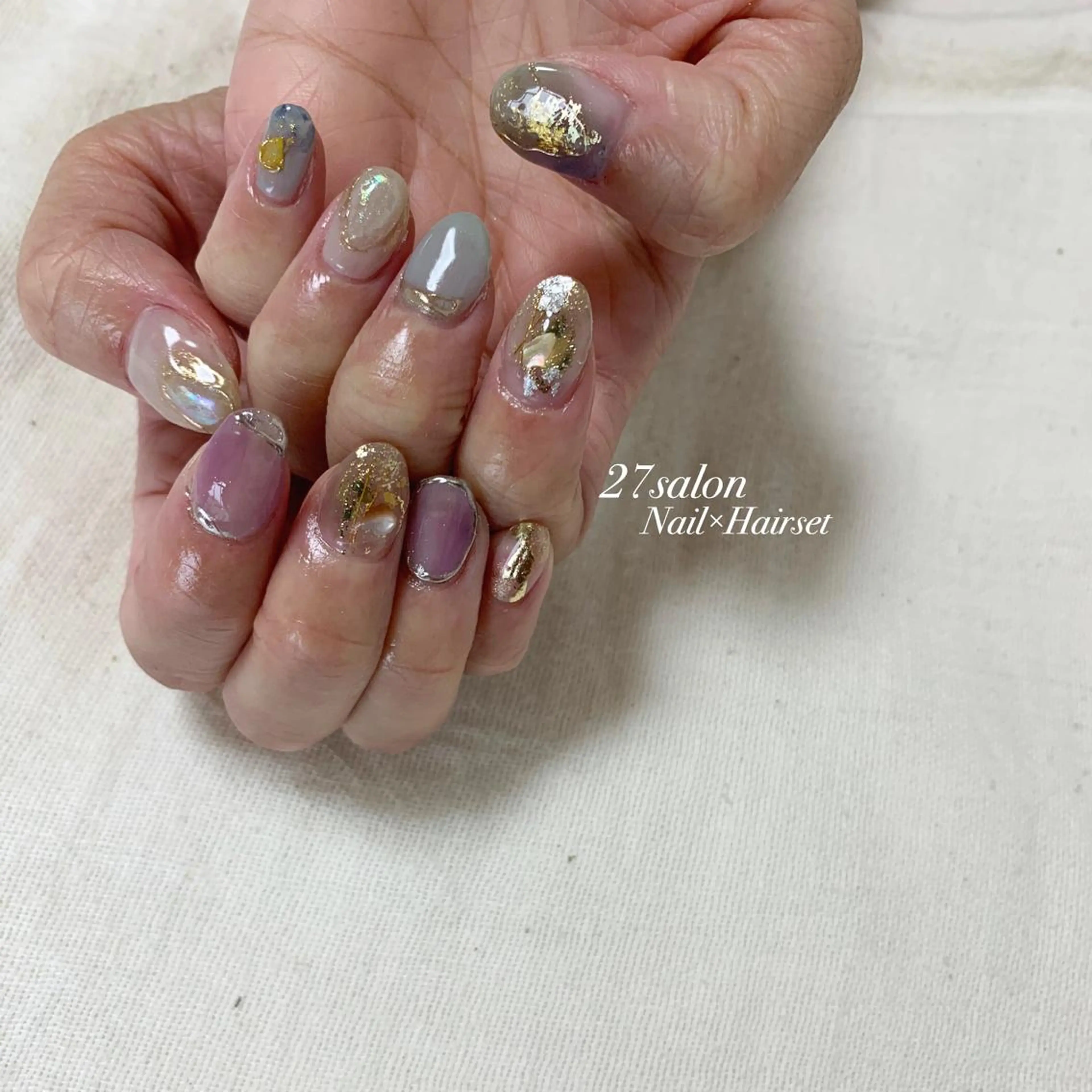 ネイル ニュアンスネイル 27salon yuinaのネイルデザイン