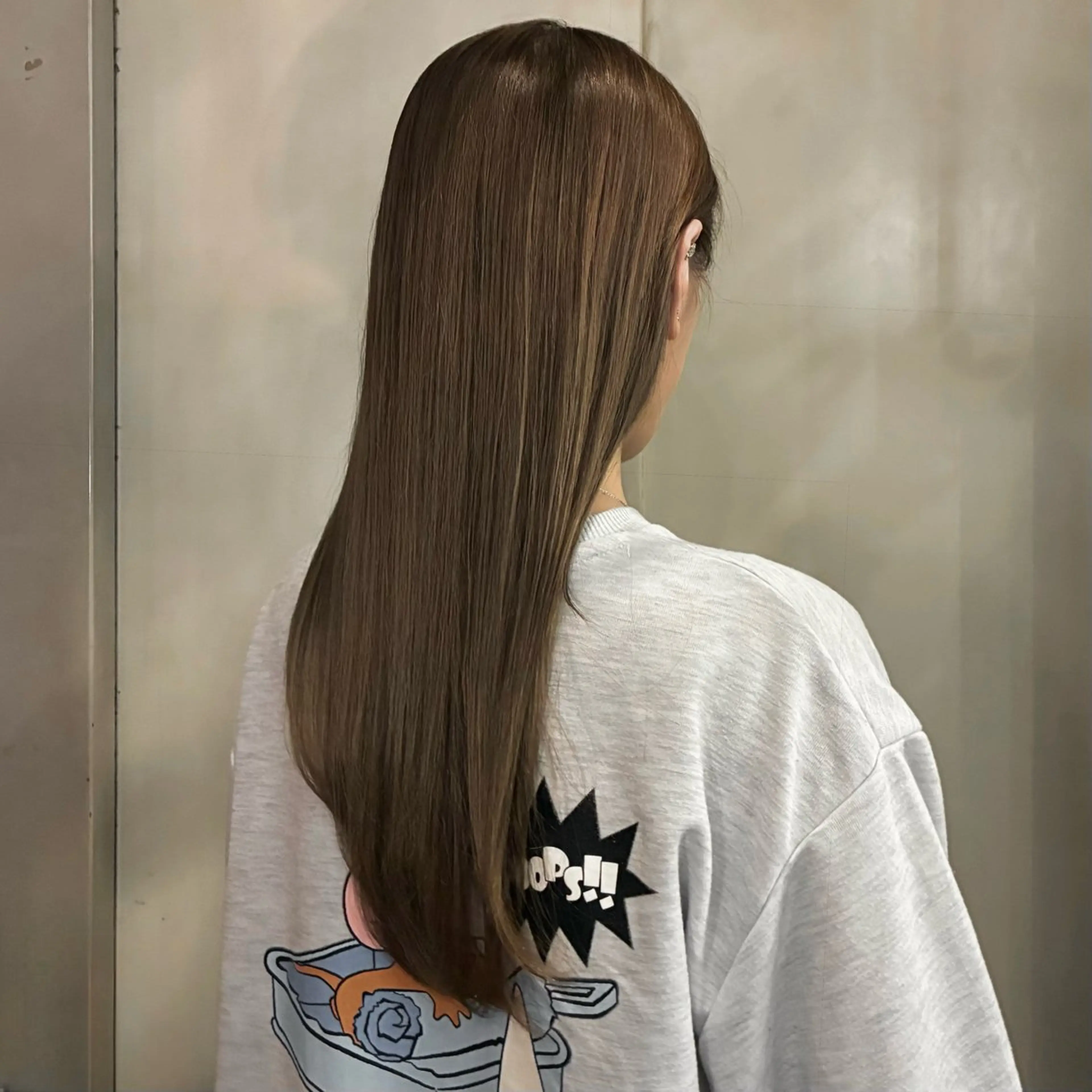 ロング カラー ベージュカラー ヘアカラー エルベスアクト志木店 SHIINAのヘアスタイル