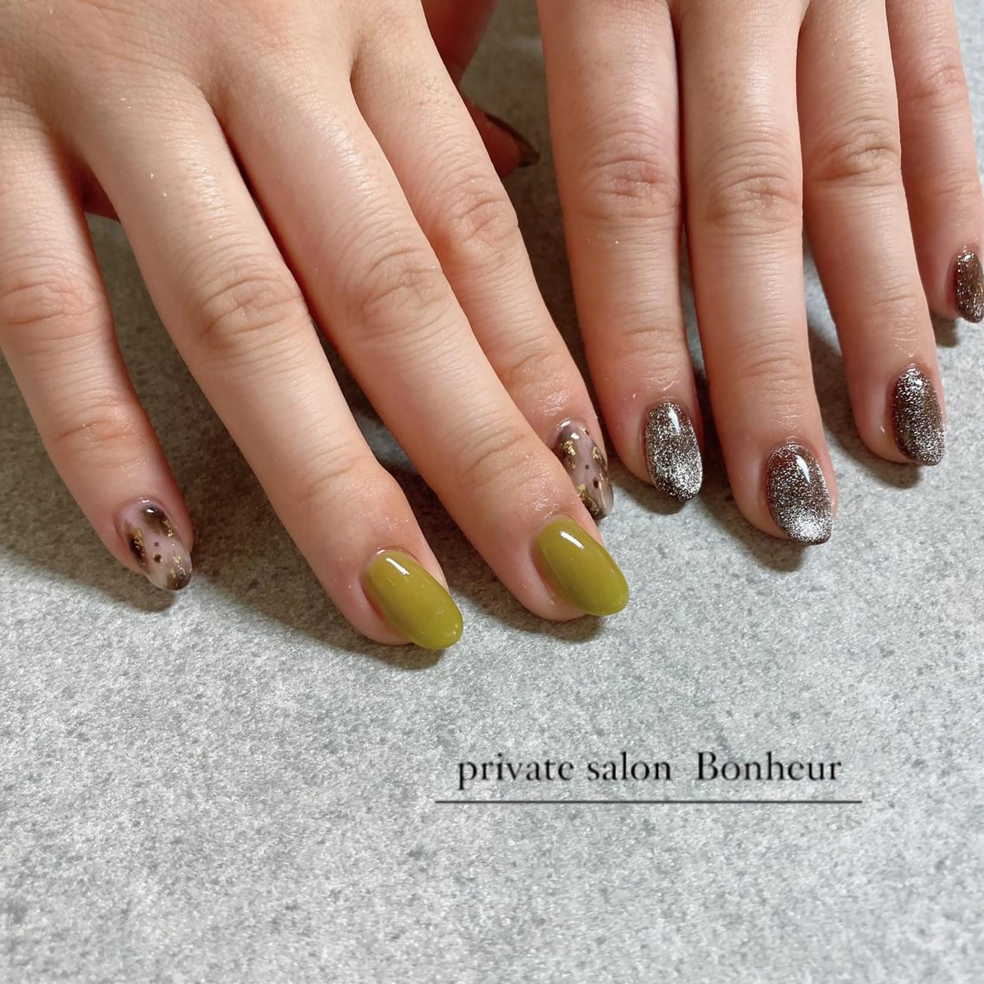ネイル ハンドネイル BONHEUR Annaのネイルデザイン