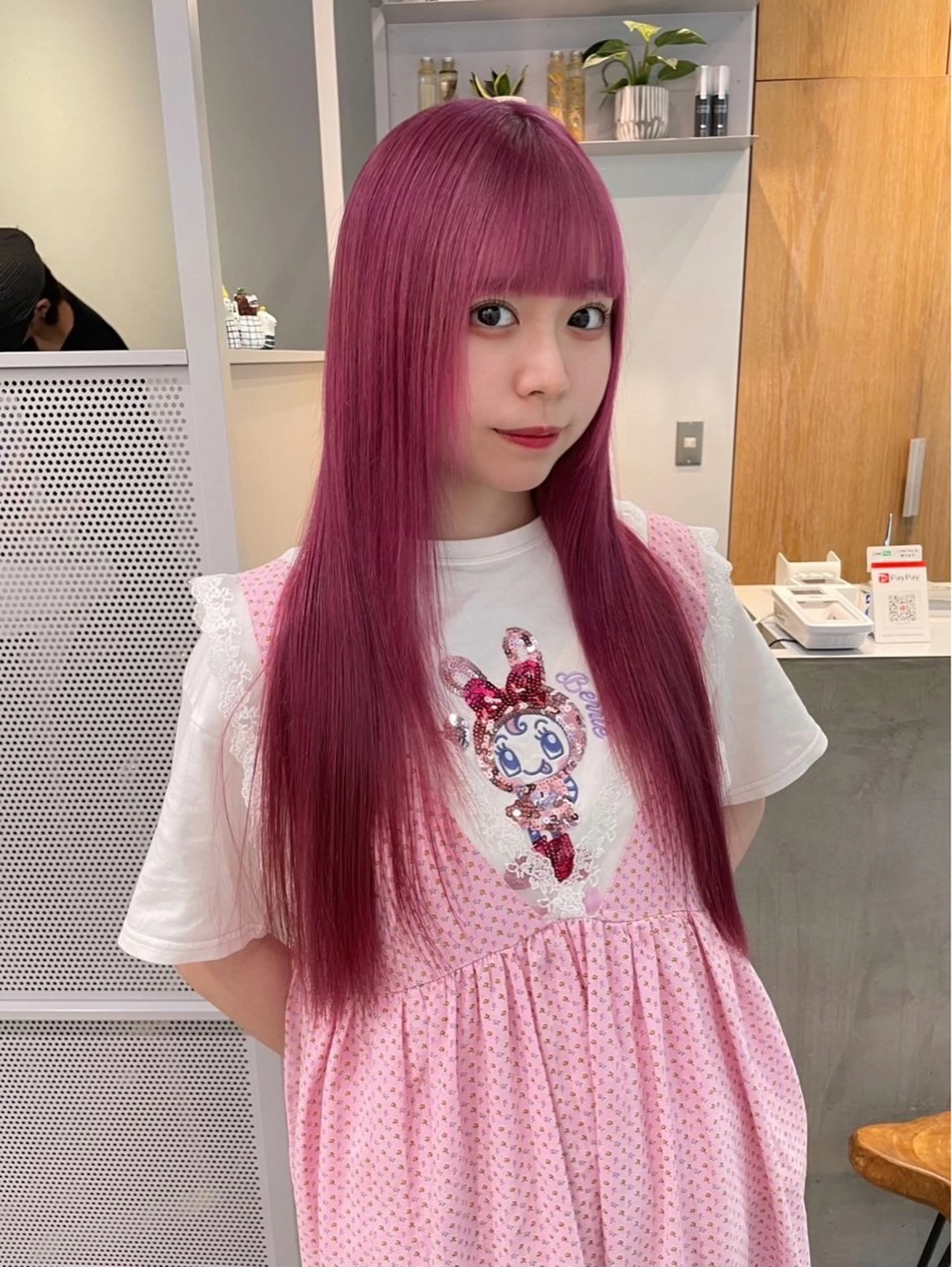 ロング 🫧艶ハイトーン 特化🫧ライヤのヘアスタイル