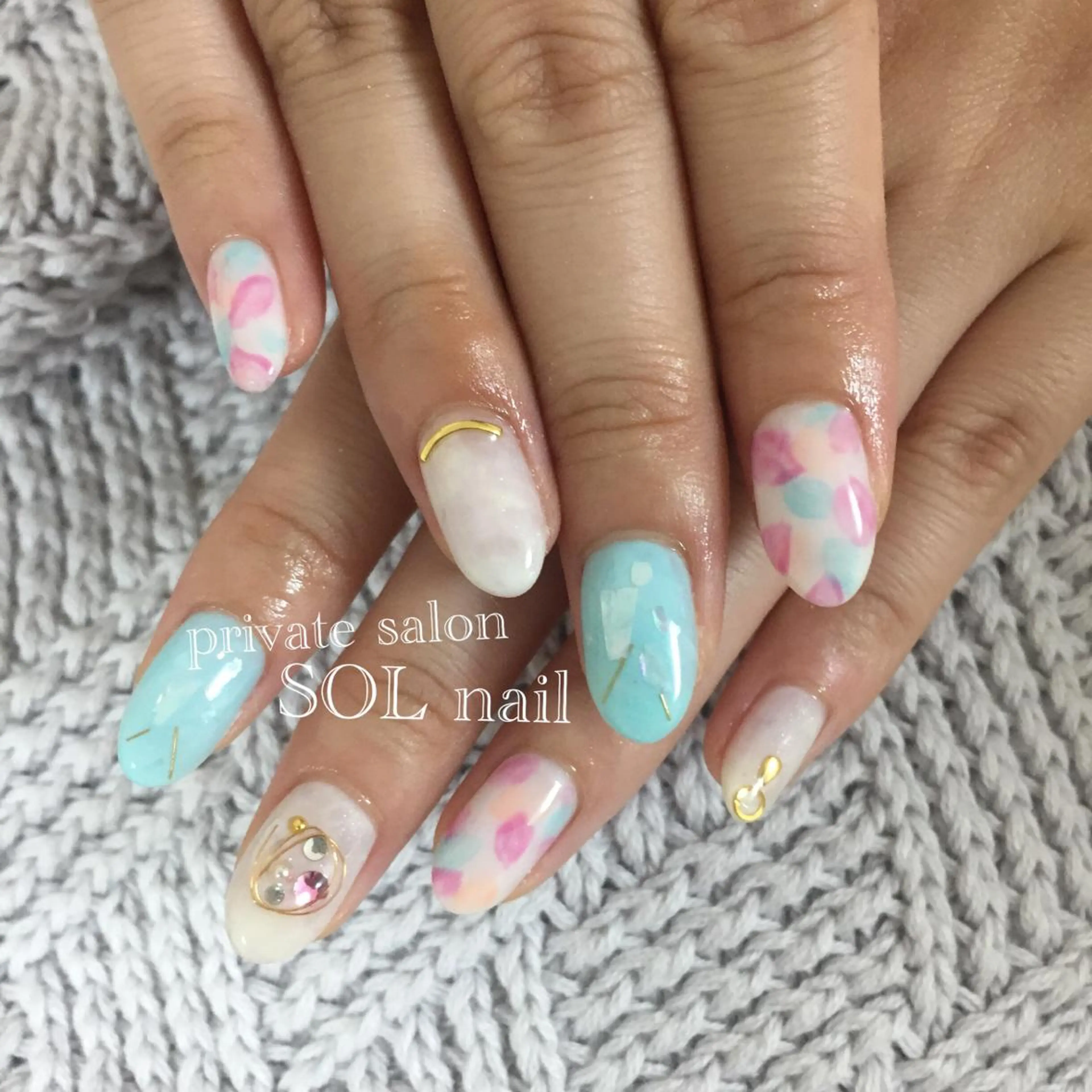 ネイル ハンドネイル SOL NAILのネイルデザイン