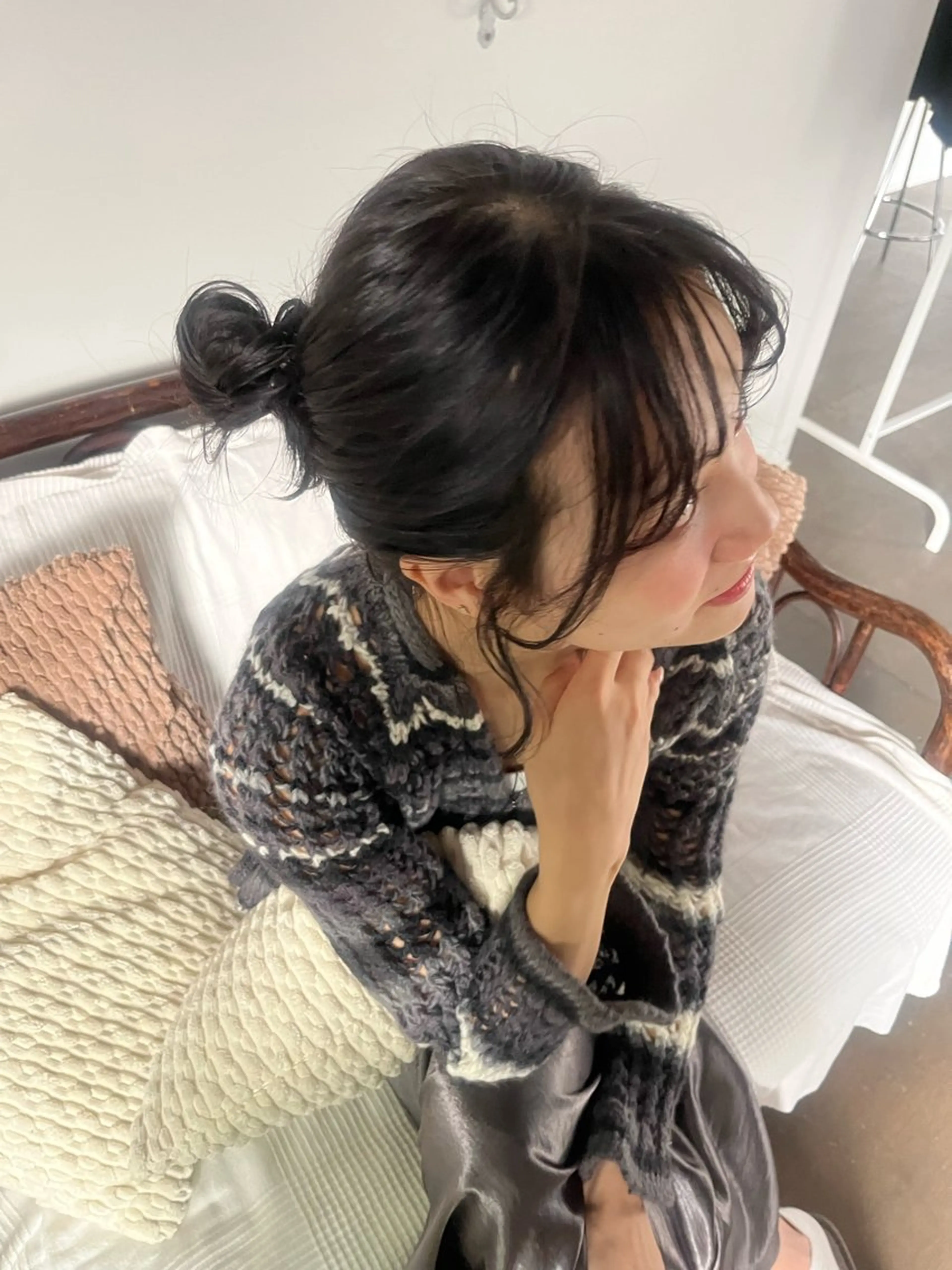 ヘアアレンジ お団子ヘア kitagawa mayuのヘアスタイル