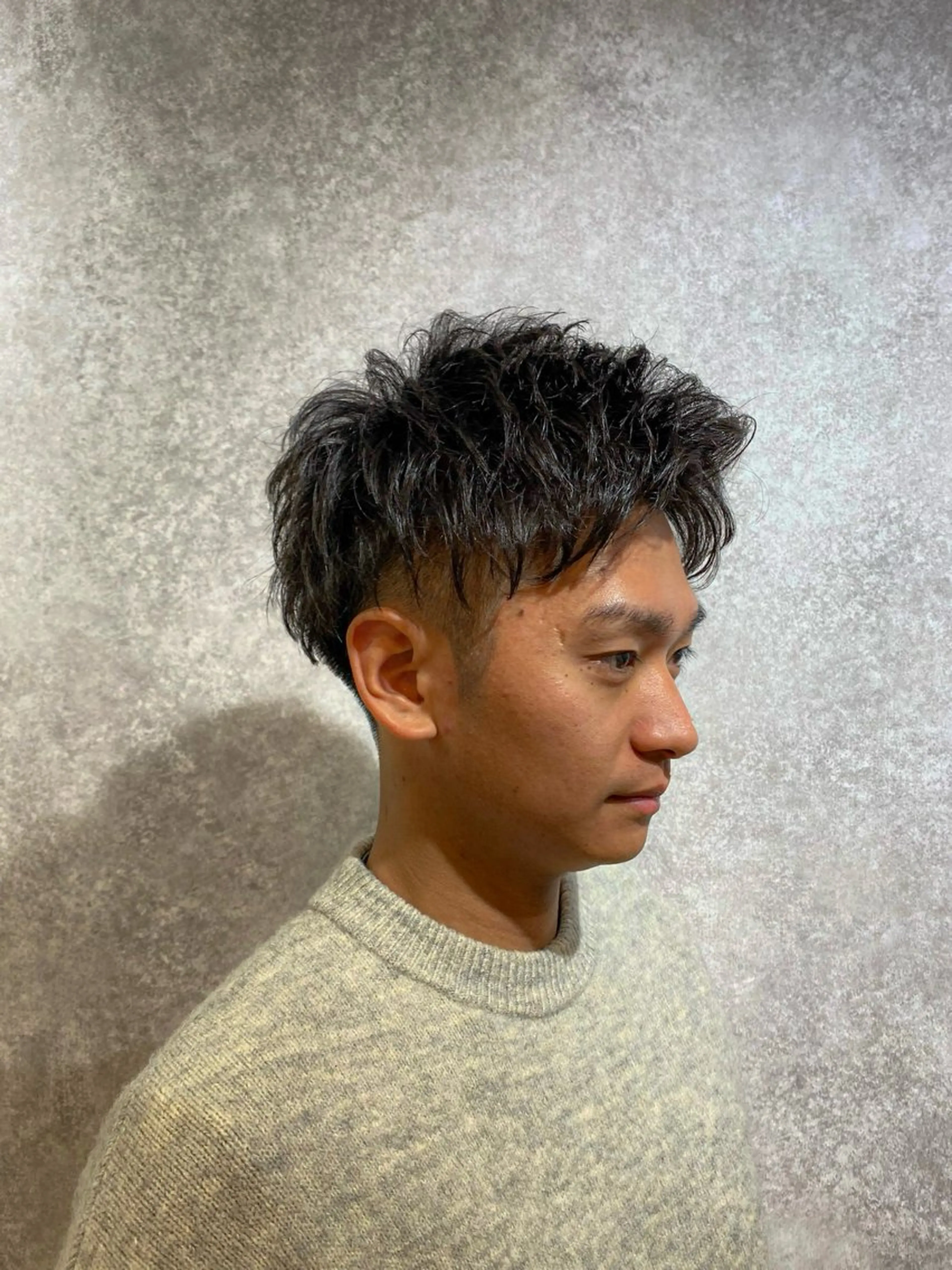 メンズカット＋眉カット＋パーマ各種¥4400の写真