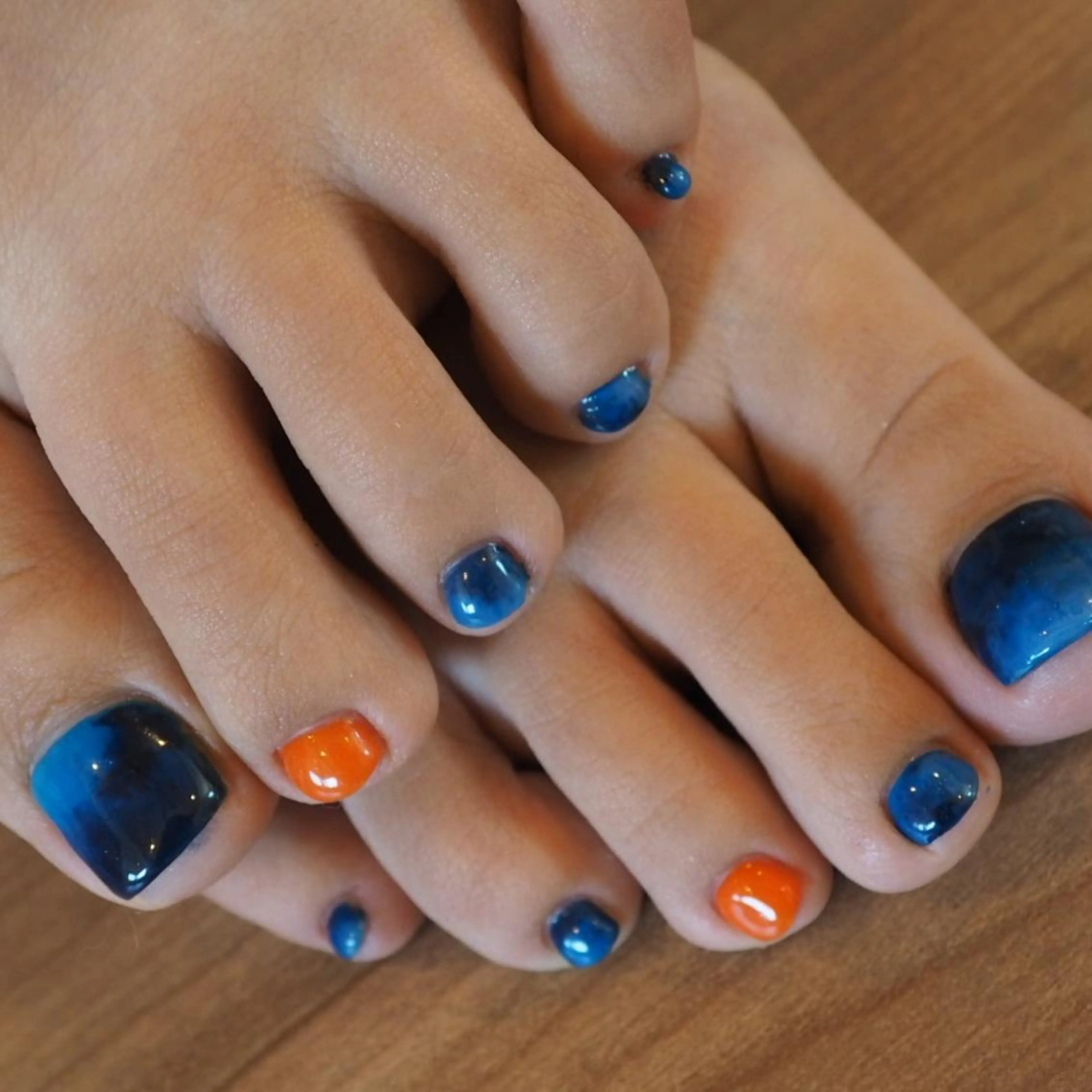 ネイル アートネイル フットネイル infinity skyのネイルデザイン