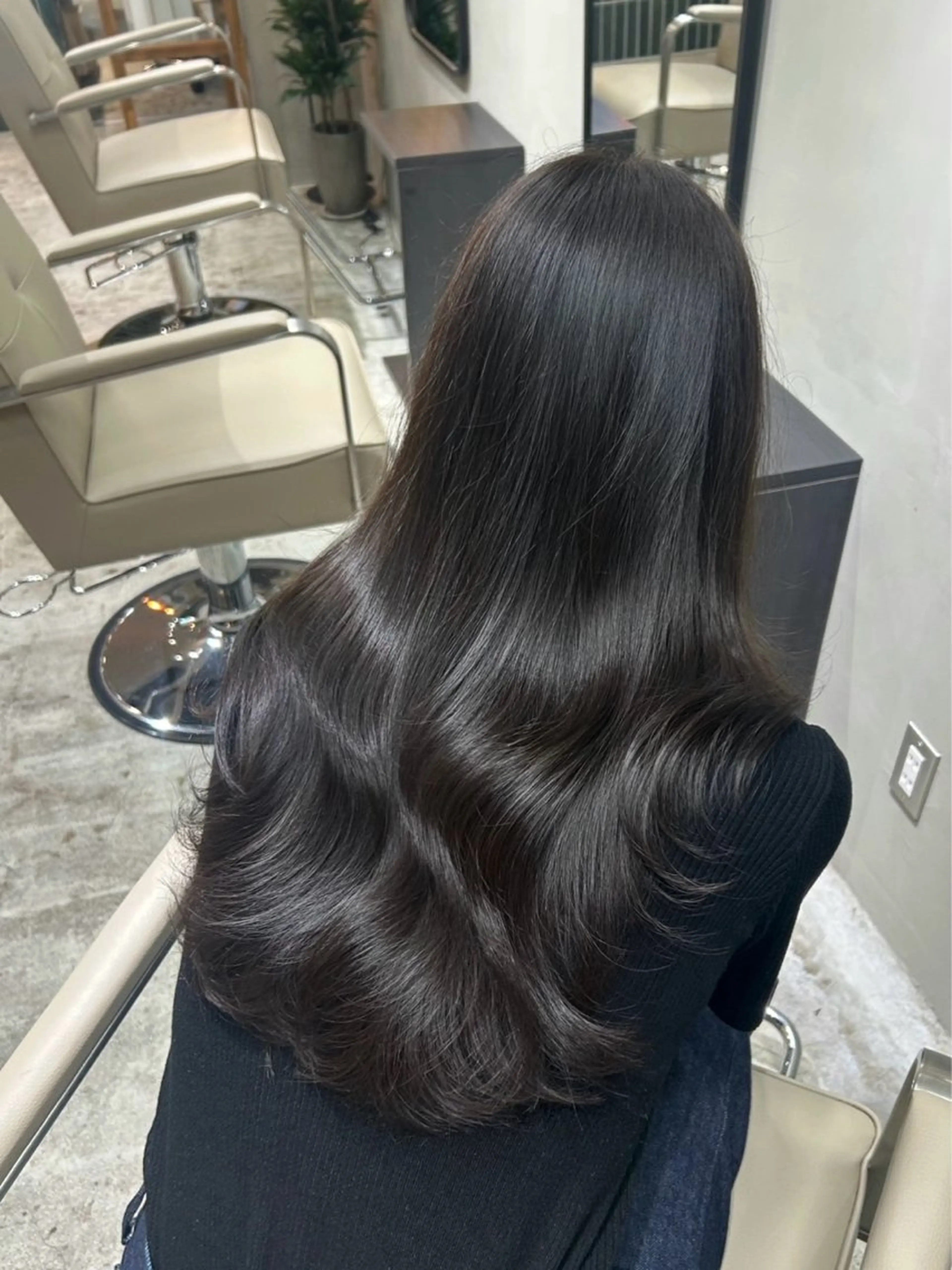 ロング カット ヘアカラー トリートメント 神山美歌/髪質改善 /八丁堀のヘアスタイル