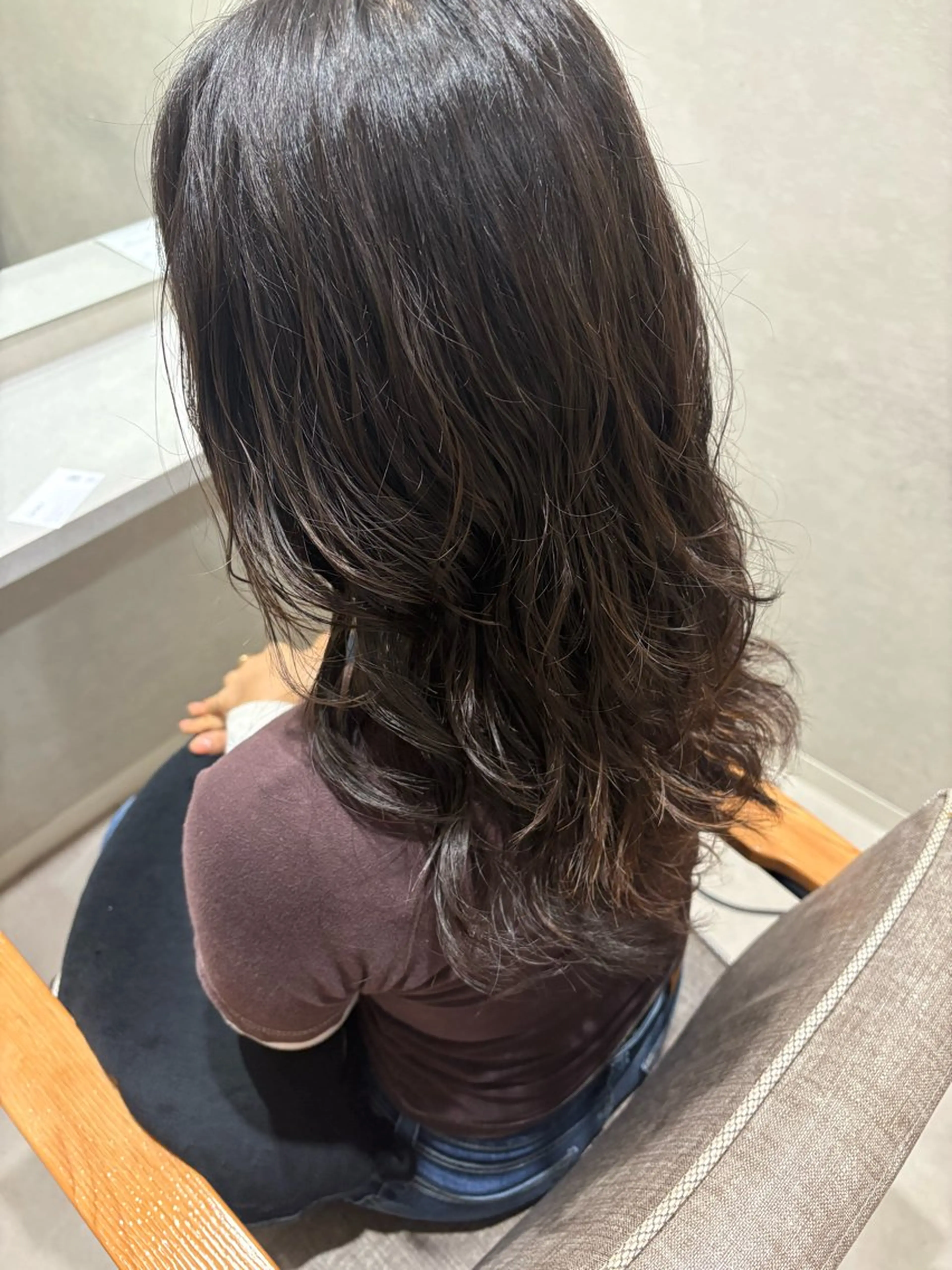 セミロング パーマ 💜N°大分💜 三浦のヘアスタイル