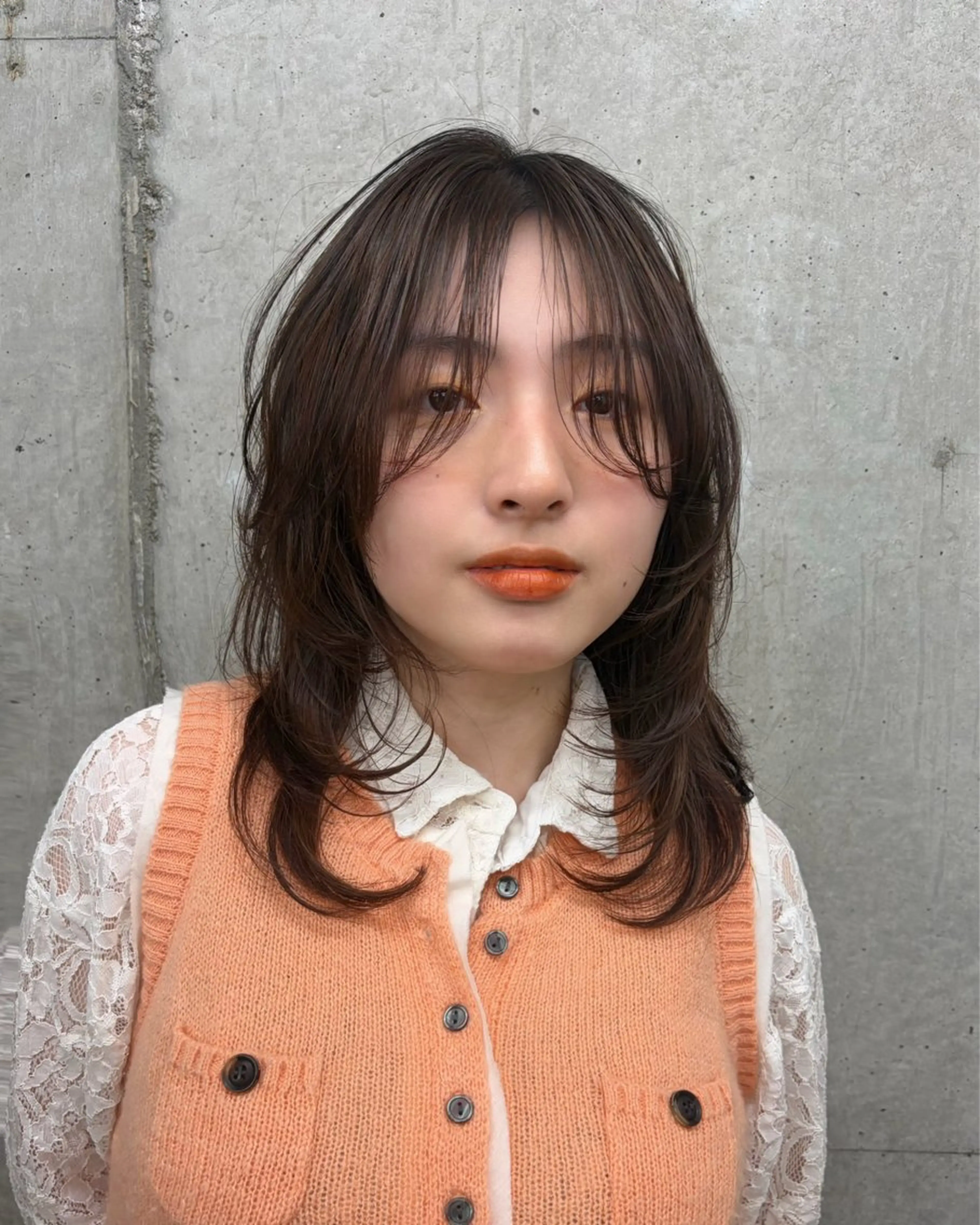 セミロング 🎀ブリーチ/ピンク /ベージュ🎀ゆらのヘアスタイル