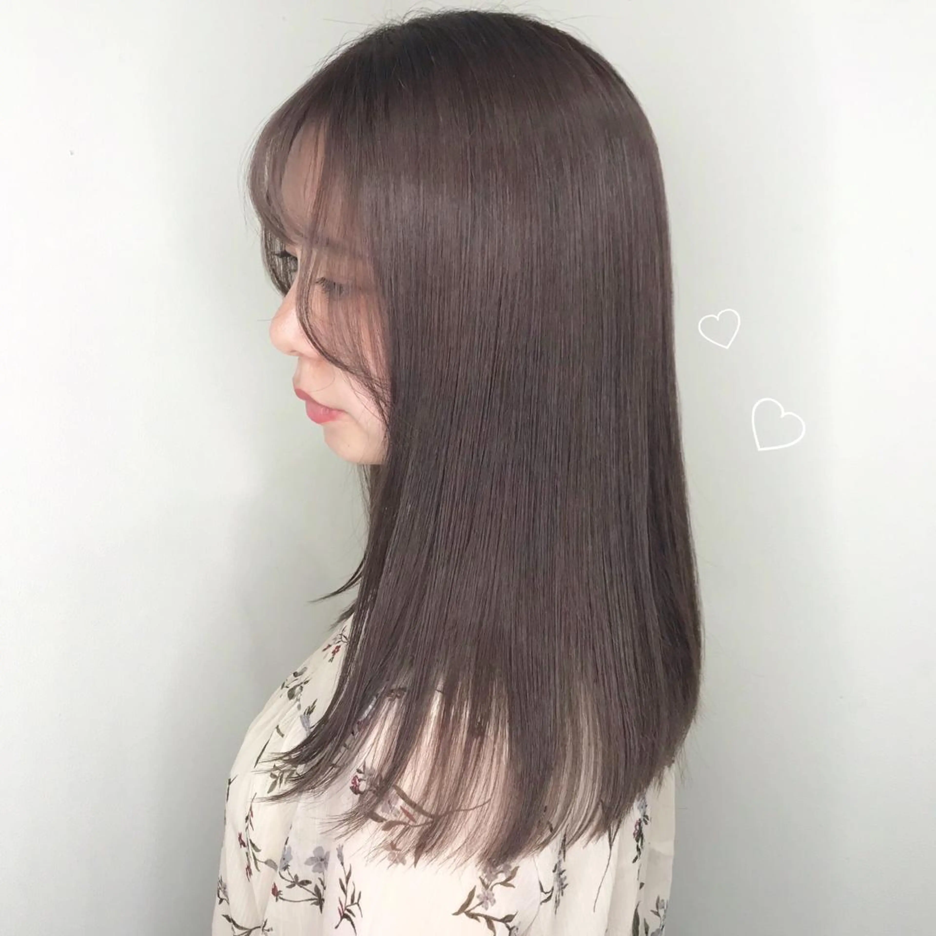 セミロング ヘアカラー 似合わせ提案サラ艶♡ 彩華のヘアスタイル