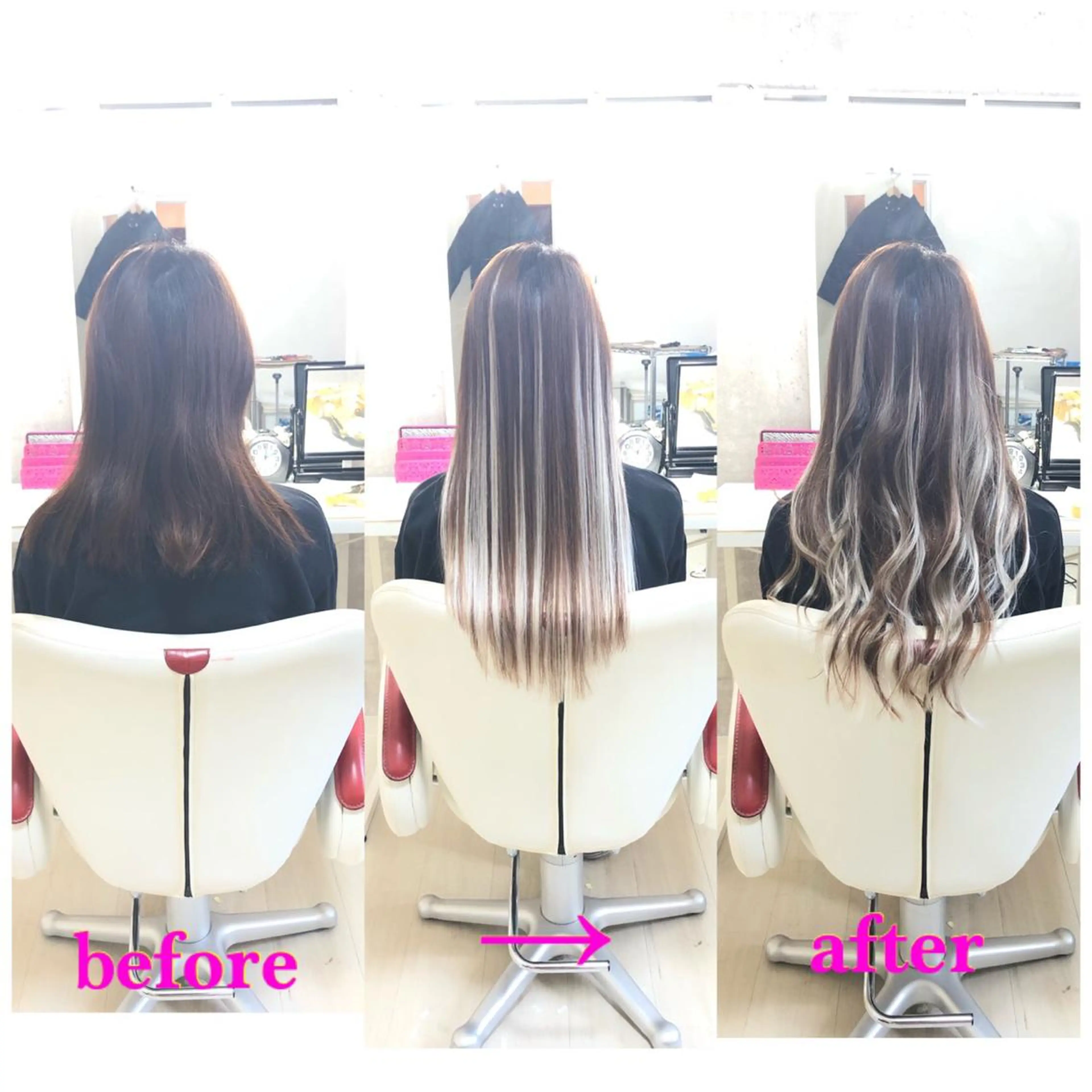 ロング エクステ ドレスアップ心斎橋店所属・🌸ドレスアップ 心斎橋店🌸のヘアスタイル