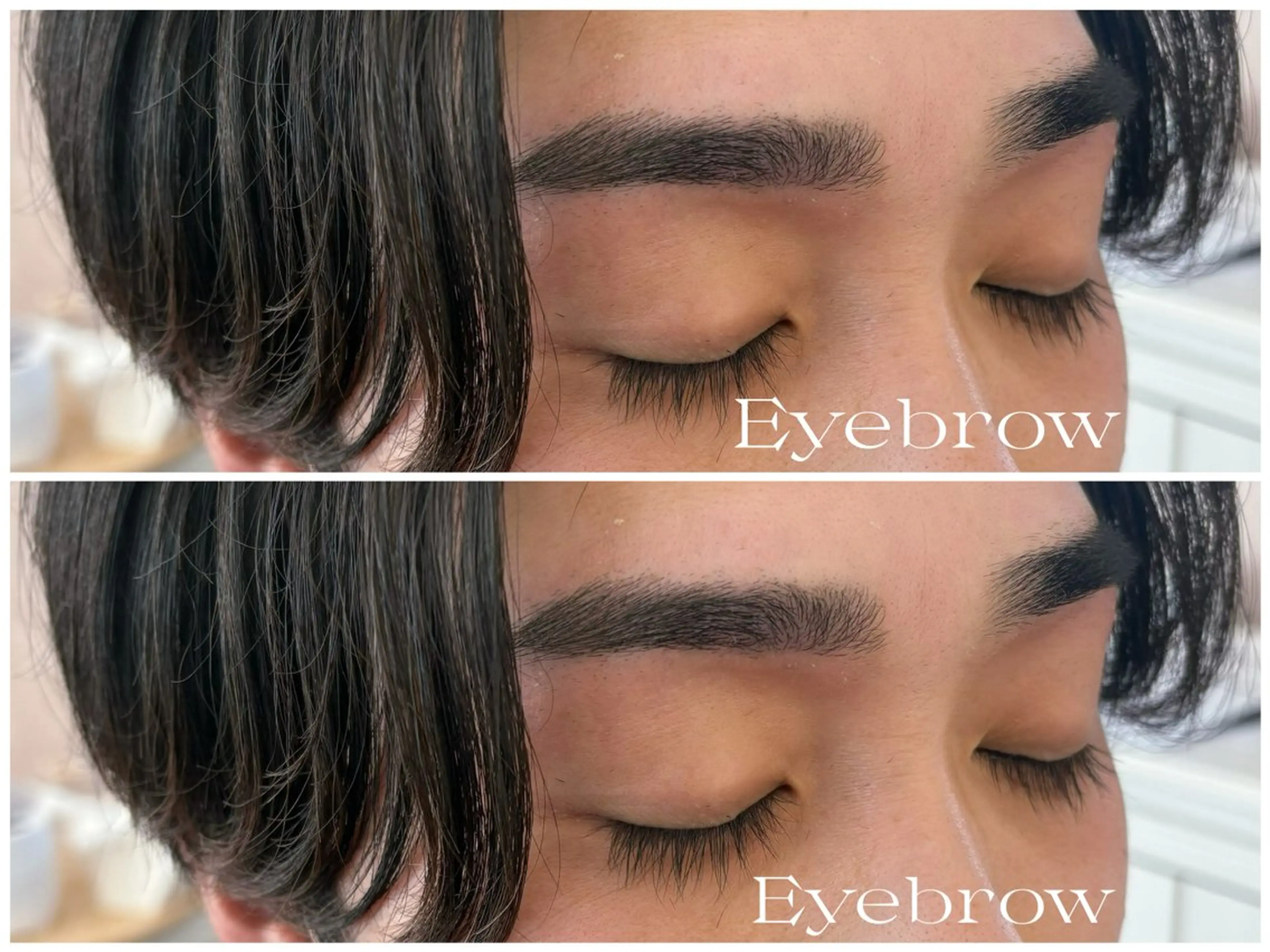 〖15分で美眉をつくる！〗メンズ眉カット✂️＋シェービング＋（眉メイク）形15分で印象チェンジ🌿の写真