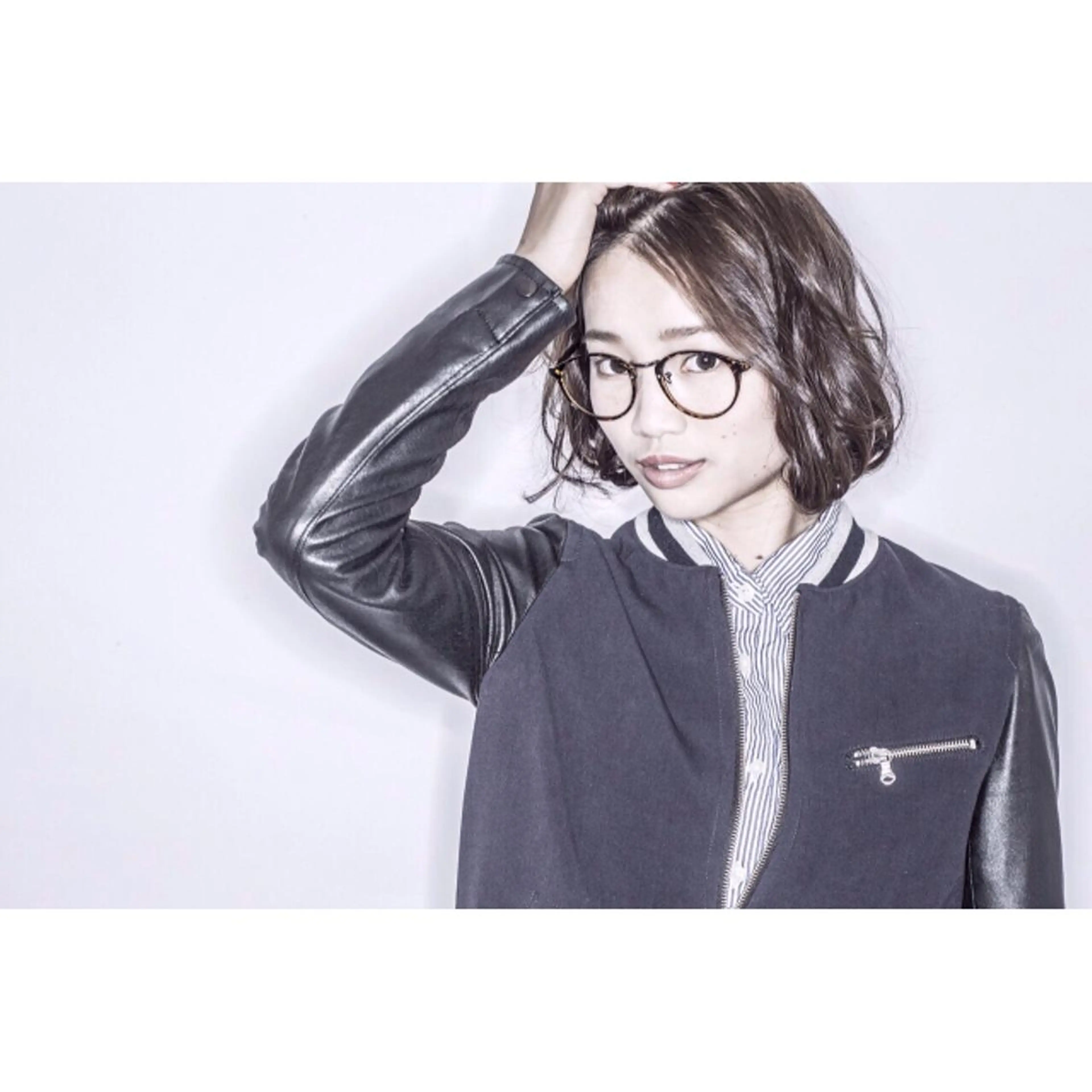 ミディアム 千葉 絵里花のヘアスタイル