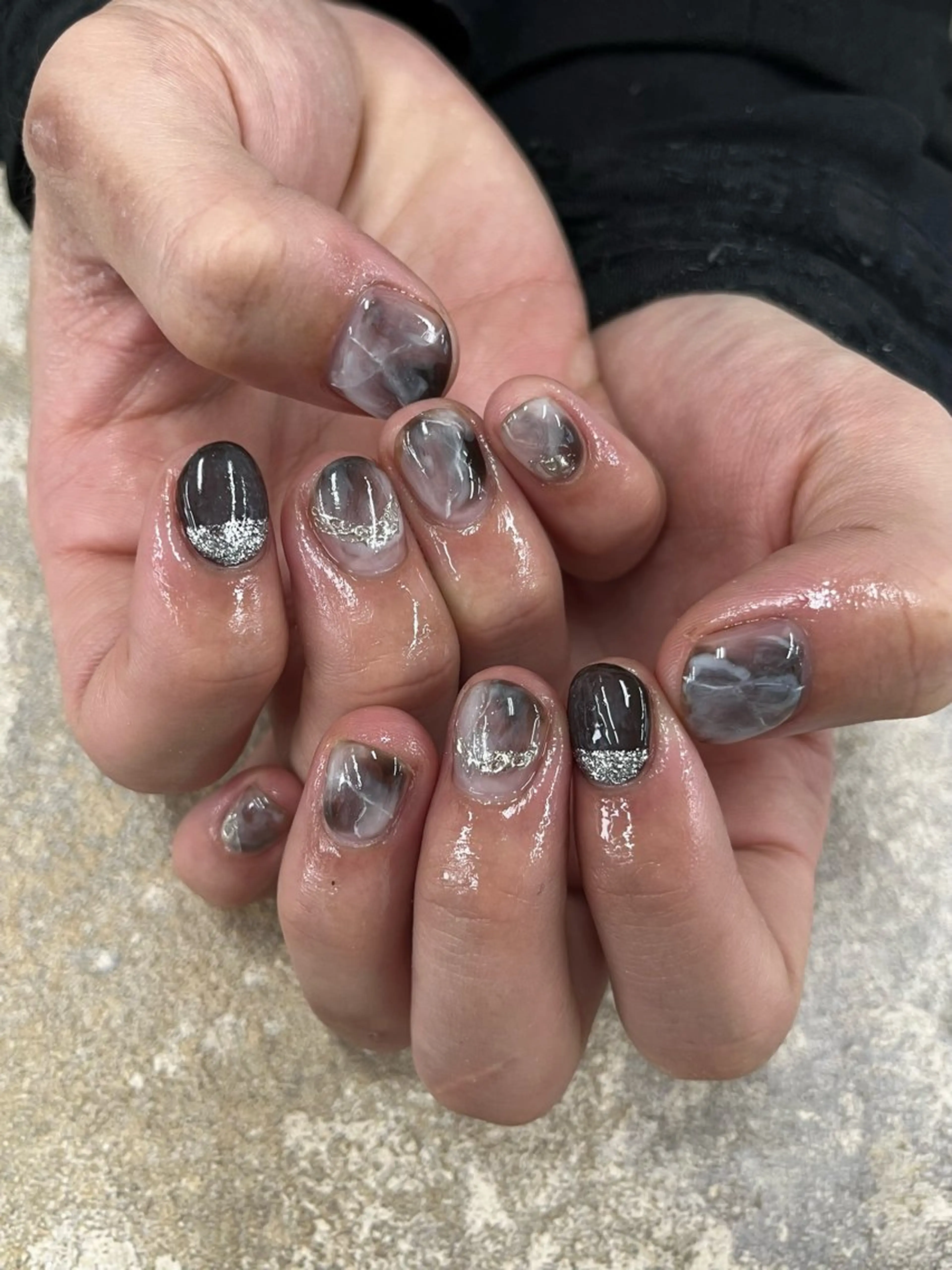 メンズ ネイル ハンドネイル Basic町田本店 Suzunaのネイルデザイン