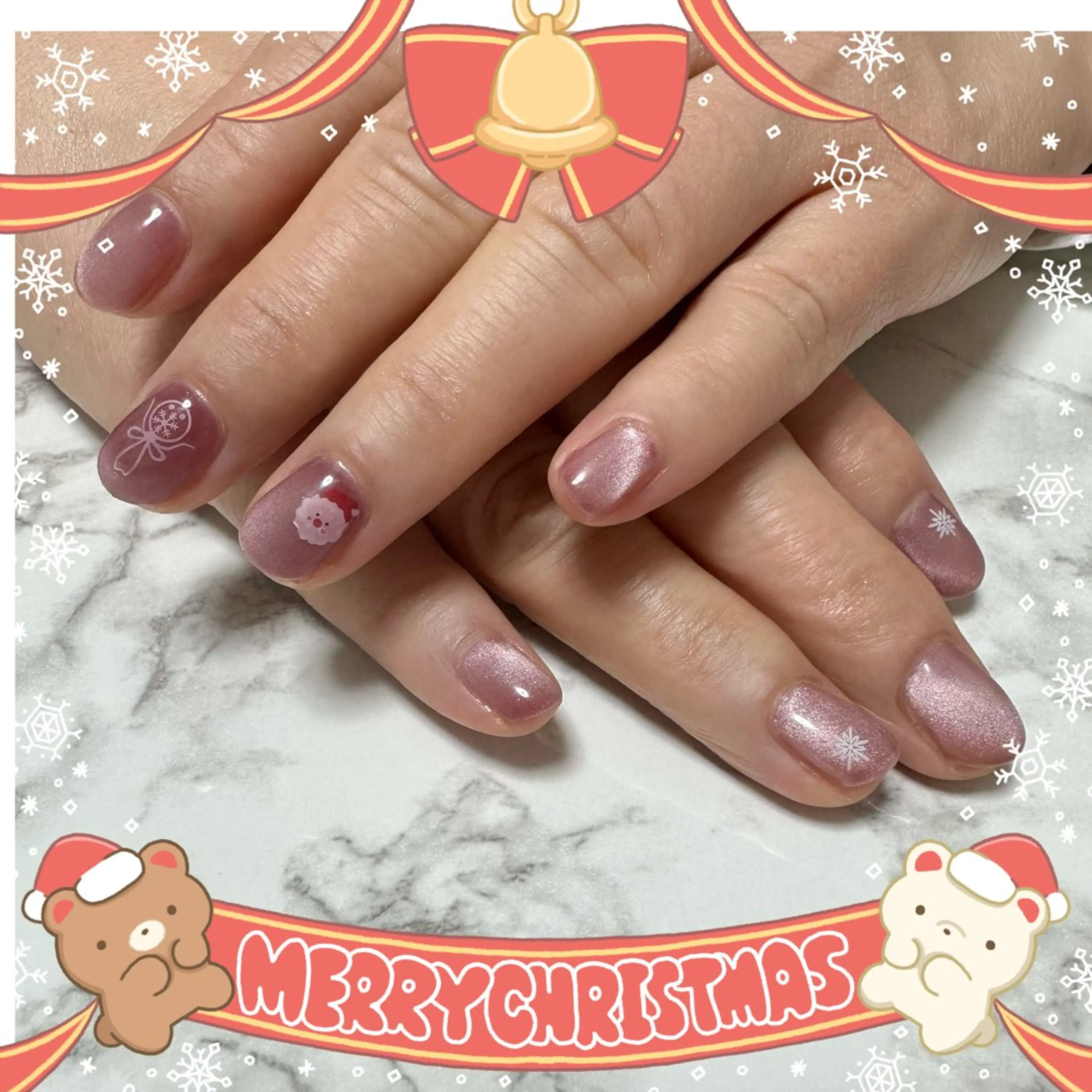 ネイル マグネットネイル ハンドネイル HaNA 　nail salonのネイルデザイン