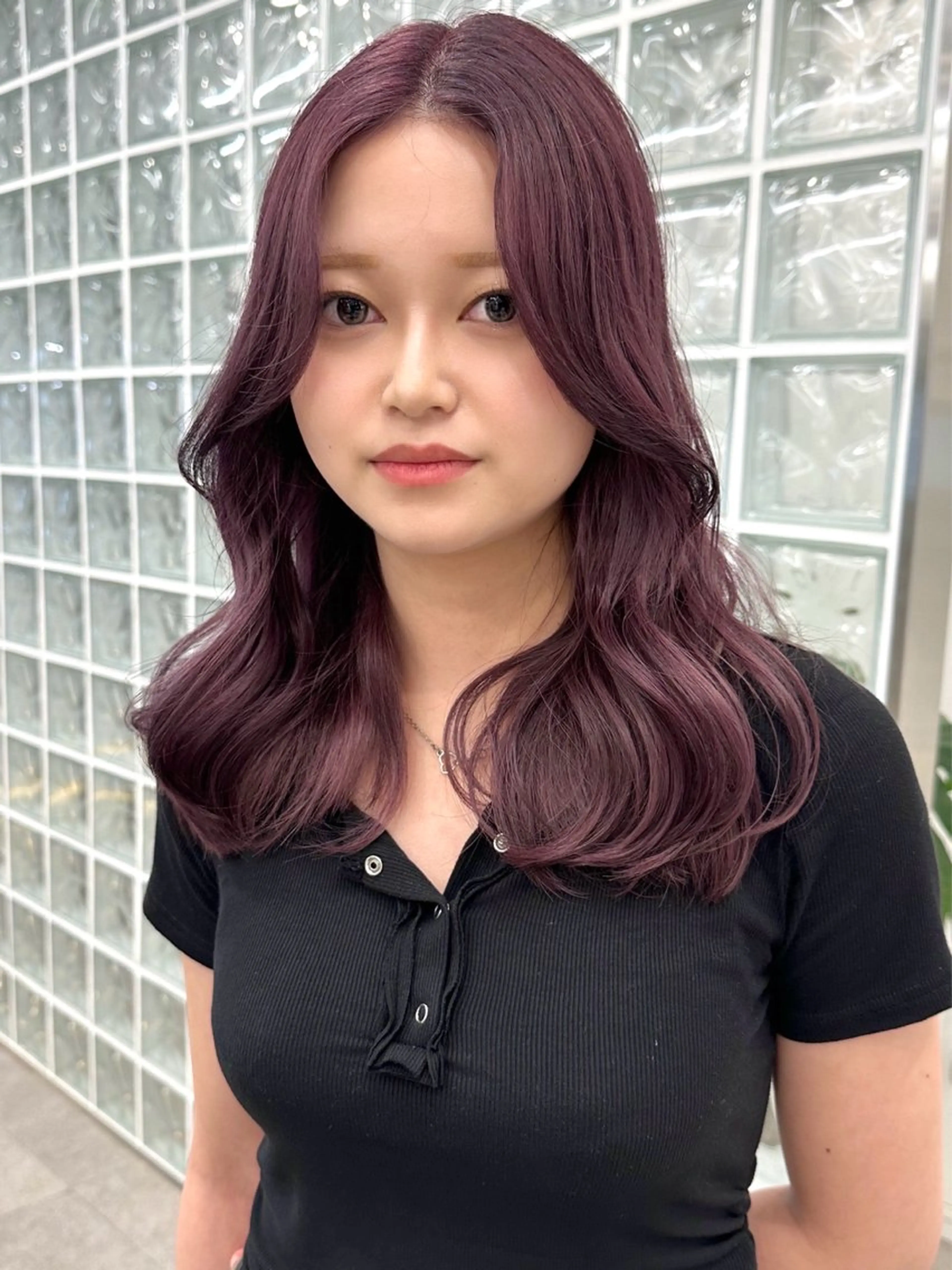 セミロング カット 原宿ブリーチカラー /三藤みさきのヘアスタイル