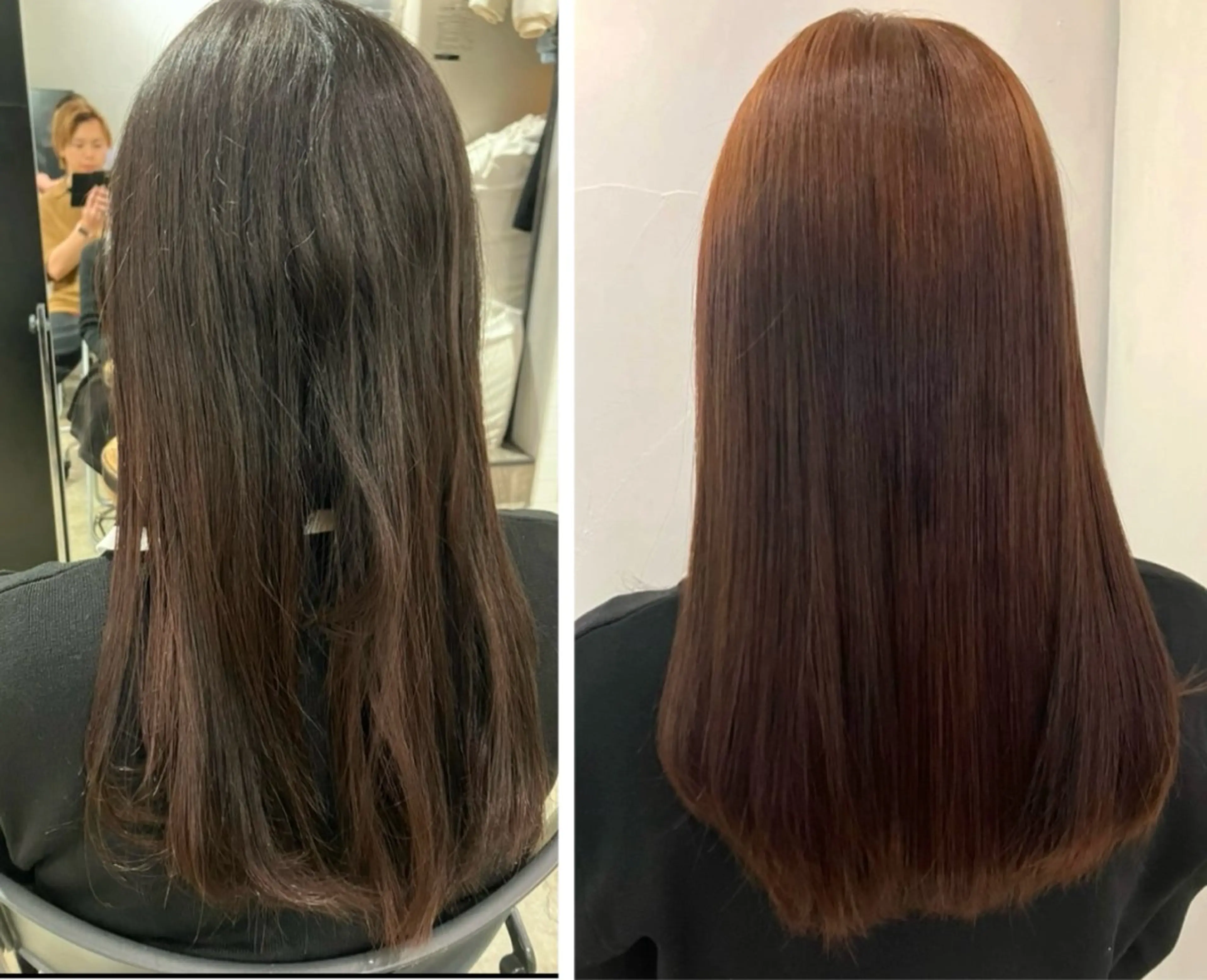 セミロング カラー ダブルカラー 髪質改善 ウルフ・ハイレイヤー 🌟ナカノ・ユウヤのヘアスタイル