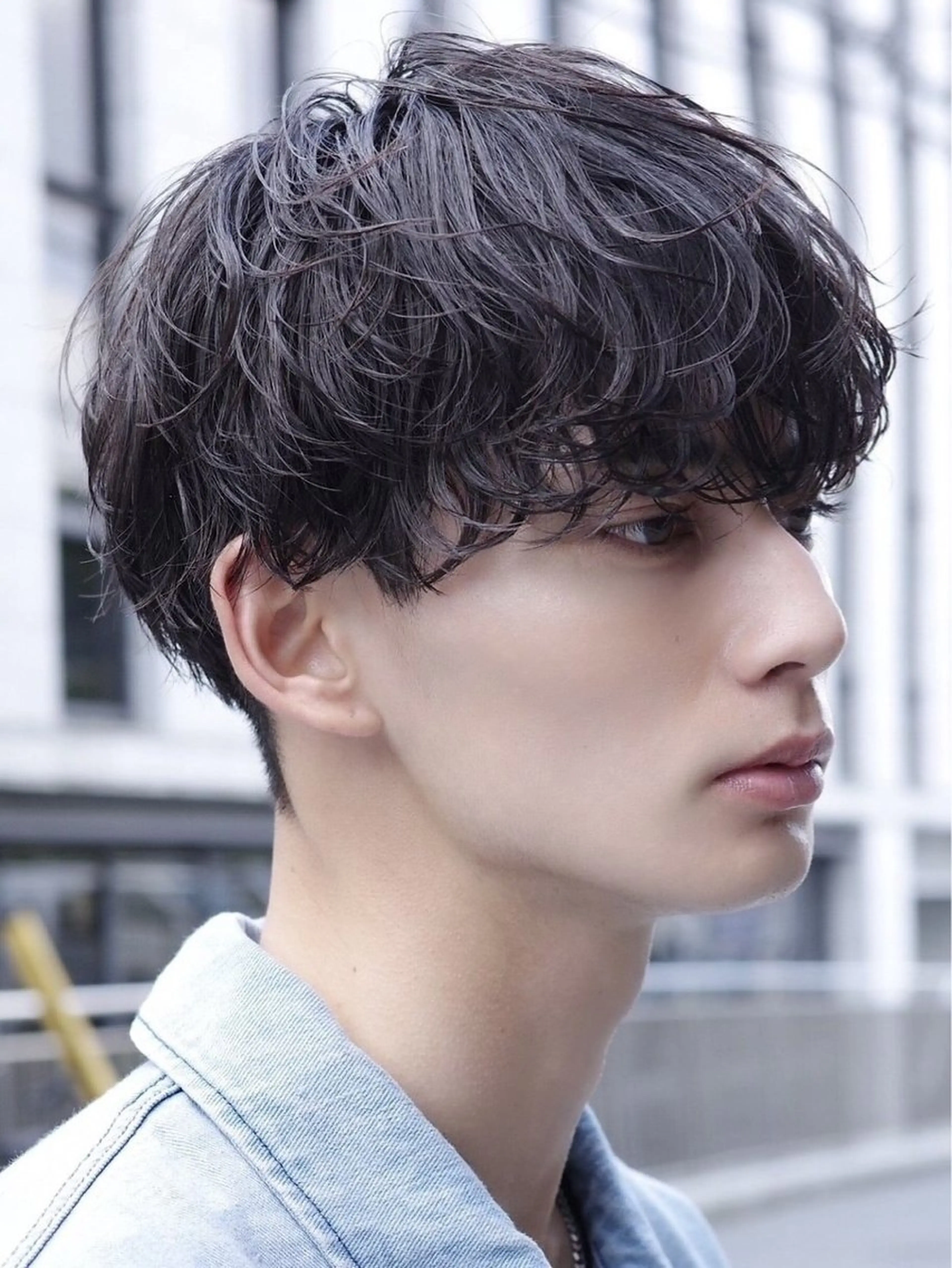 パーマ メンズ カット パーマ 安藤幹人 メンズパーマのヘアスタイル