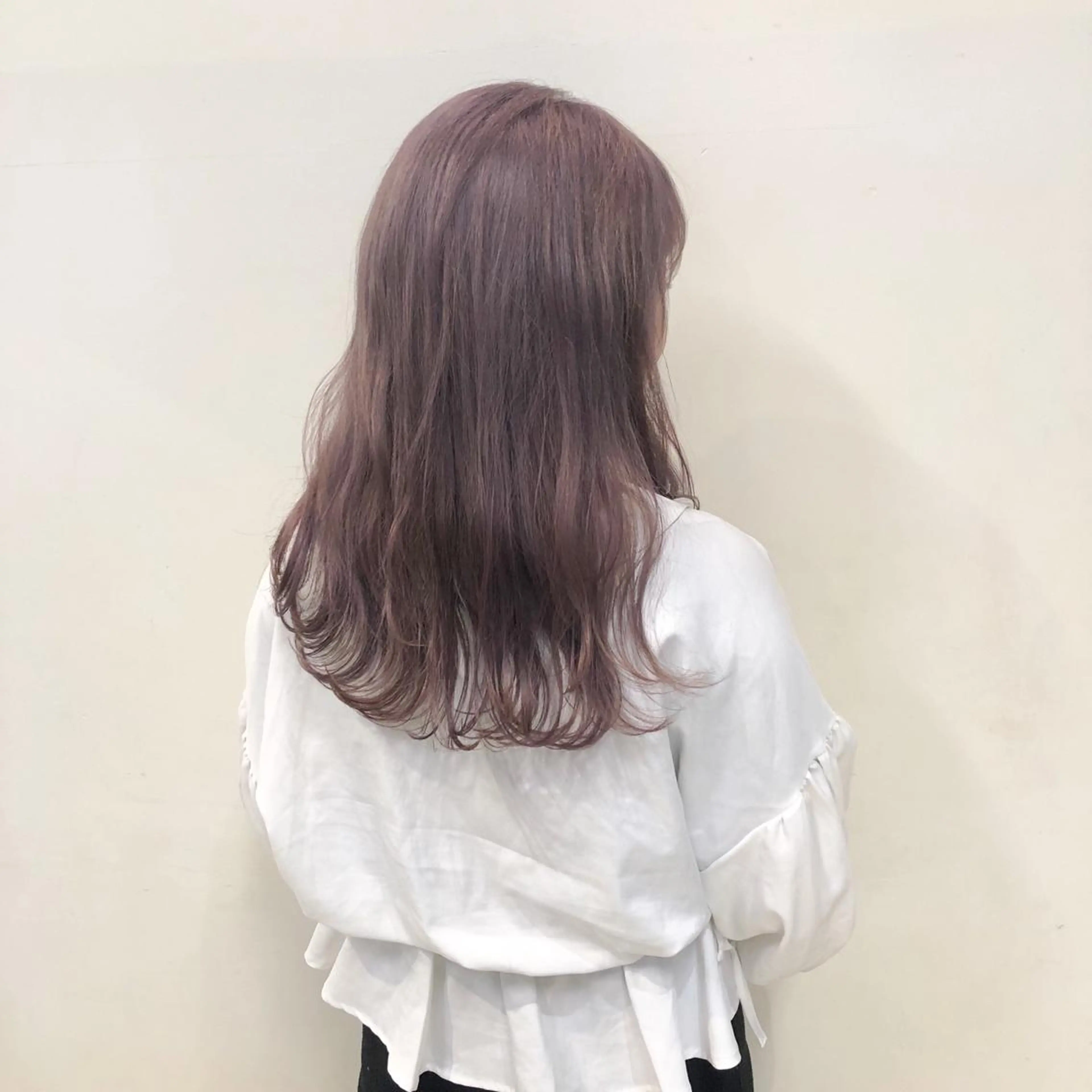 セミロング カラー 心斎橋 美髪職人　近江のヘアスタイル