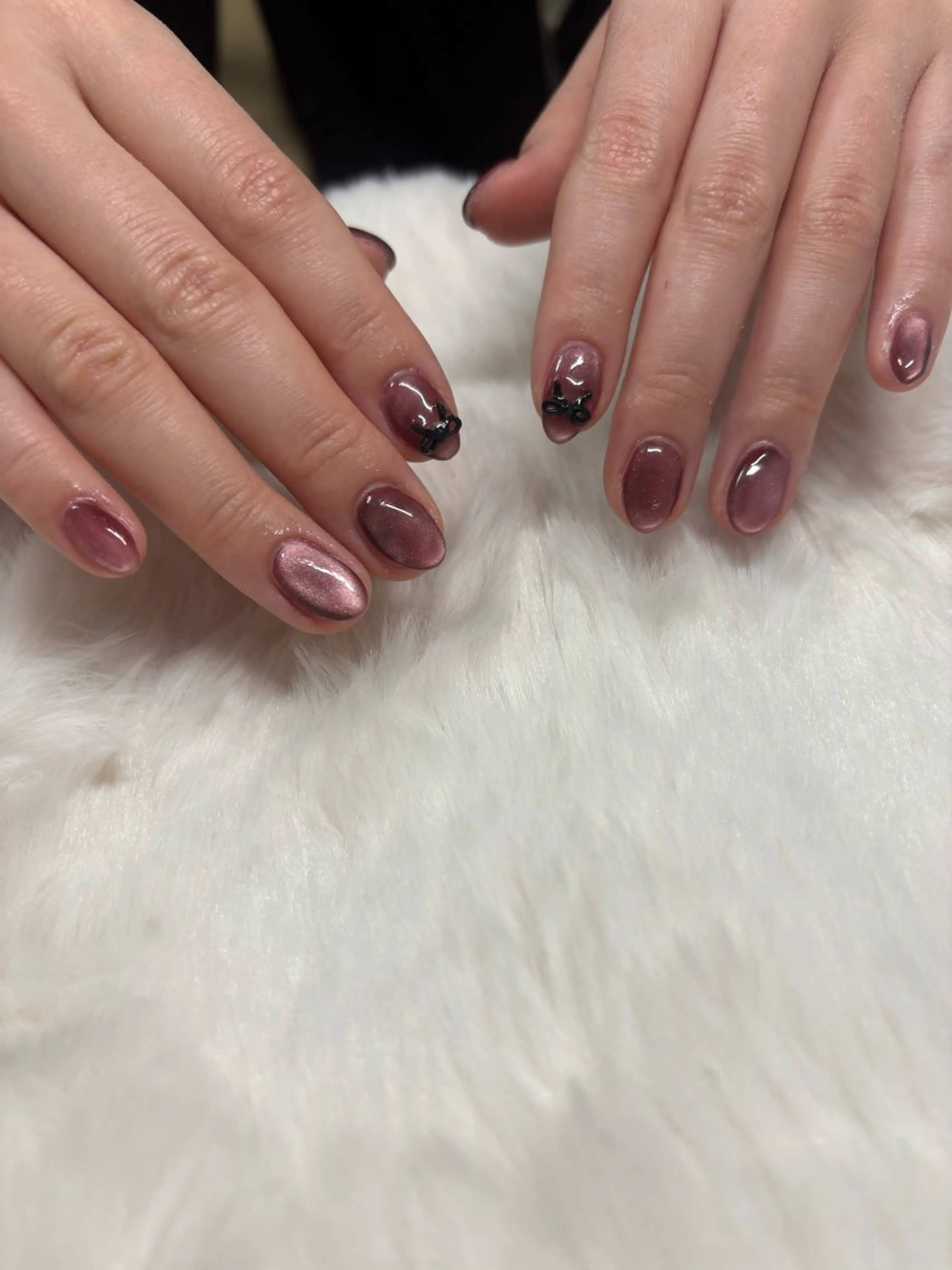 ネイル マグネットネイル ハンドネイル Lottynail 🫧Yuunaのネイルデザイン