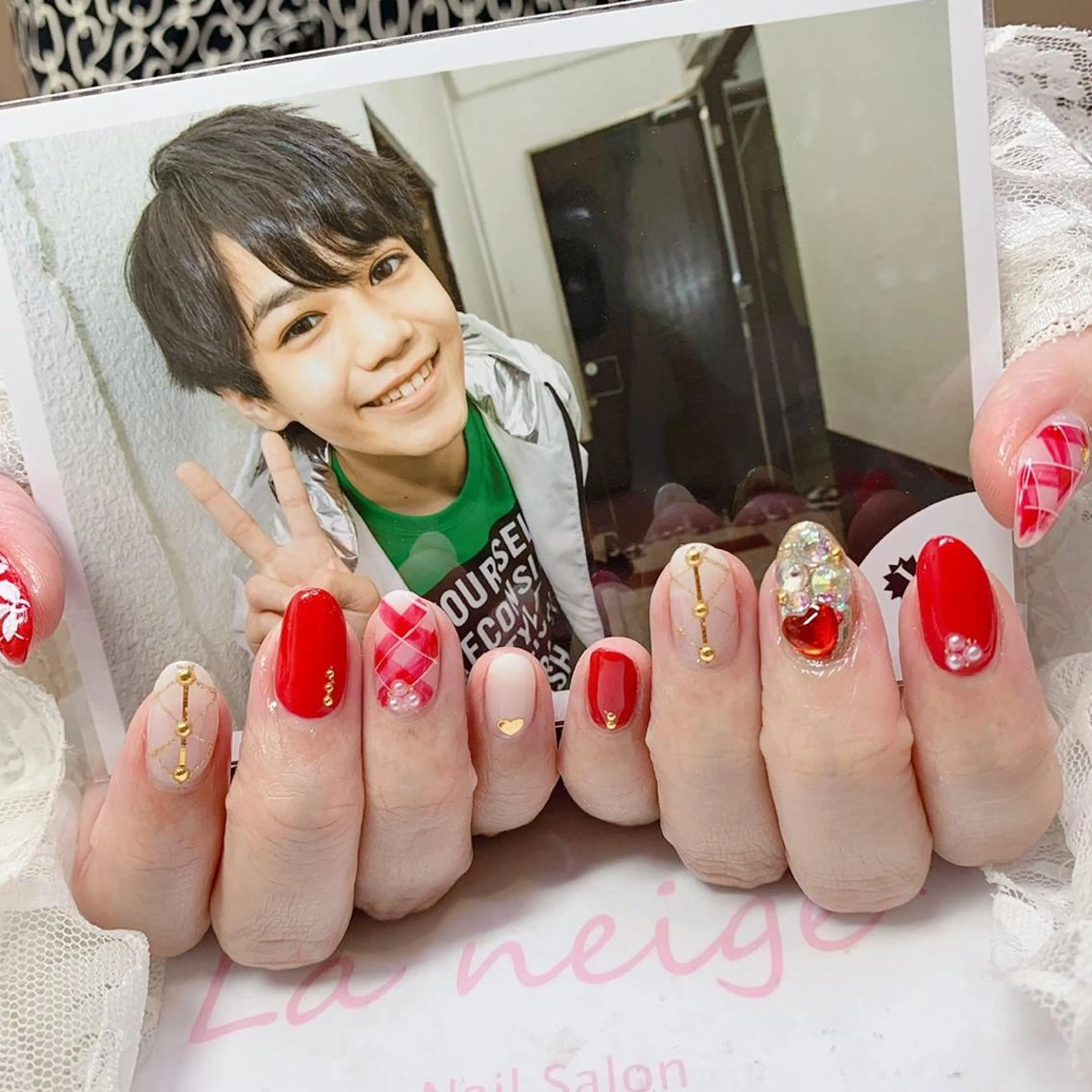 ネイル ハンドネイル La neige* yuki 🐩🌙のネイルデザイン