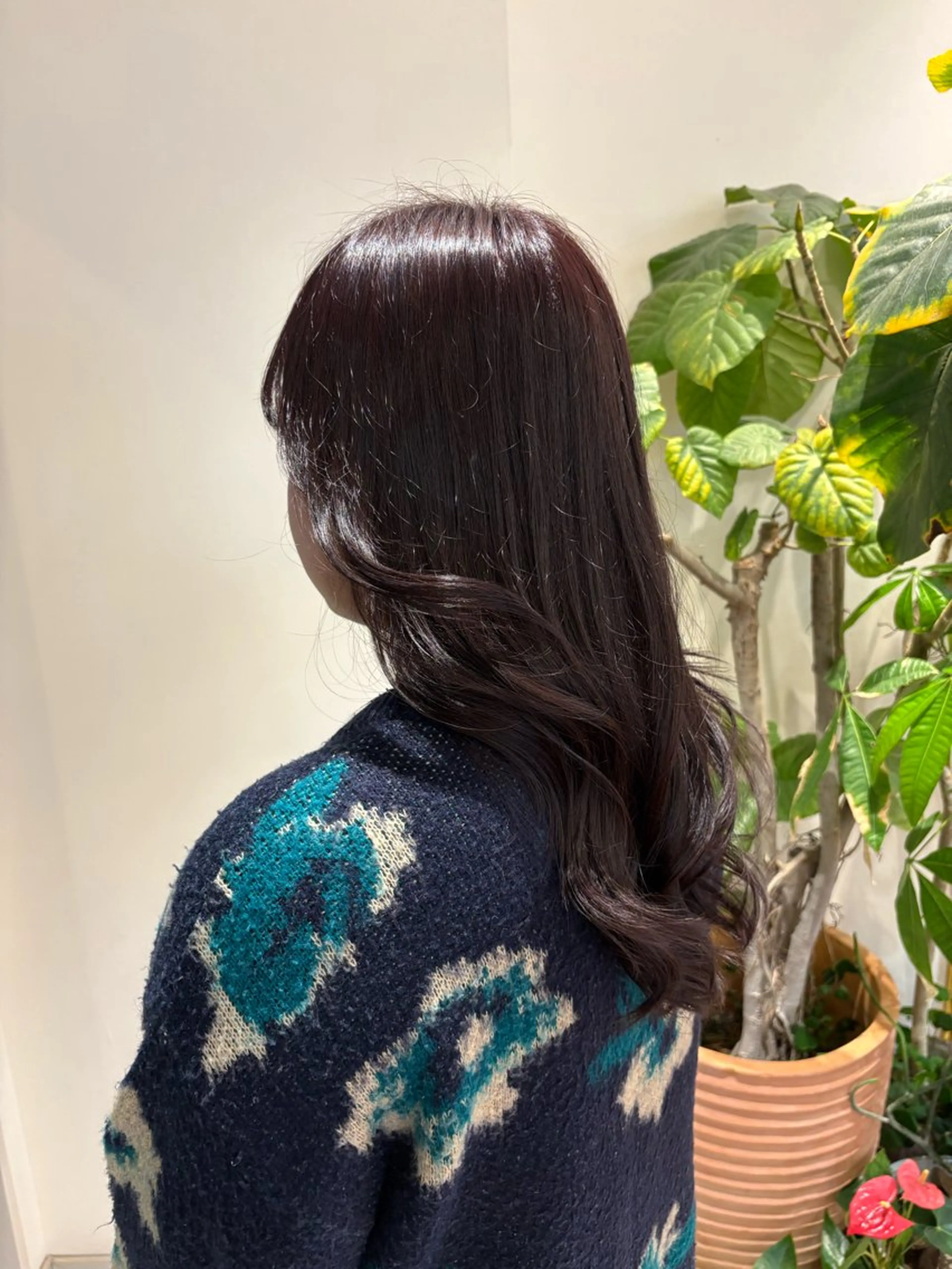 ロング パープルカラー カット ヘアカラー Ray所属・神田 音羽のヘアスタイル