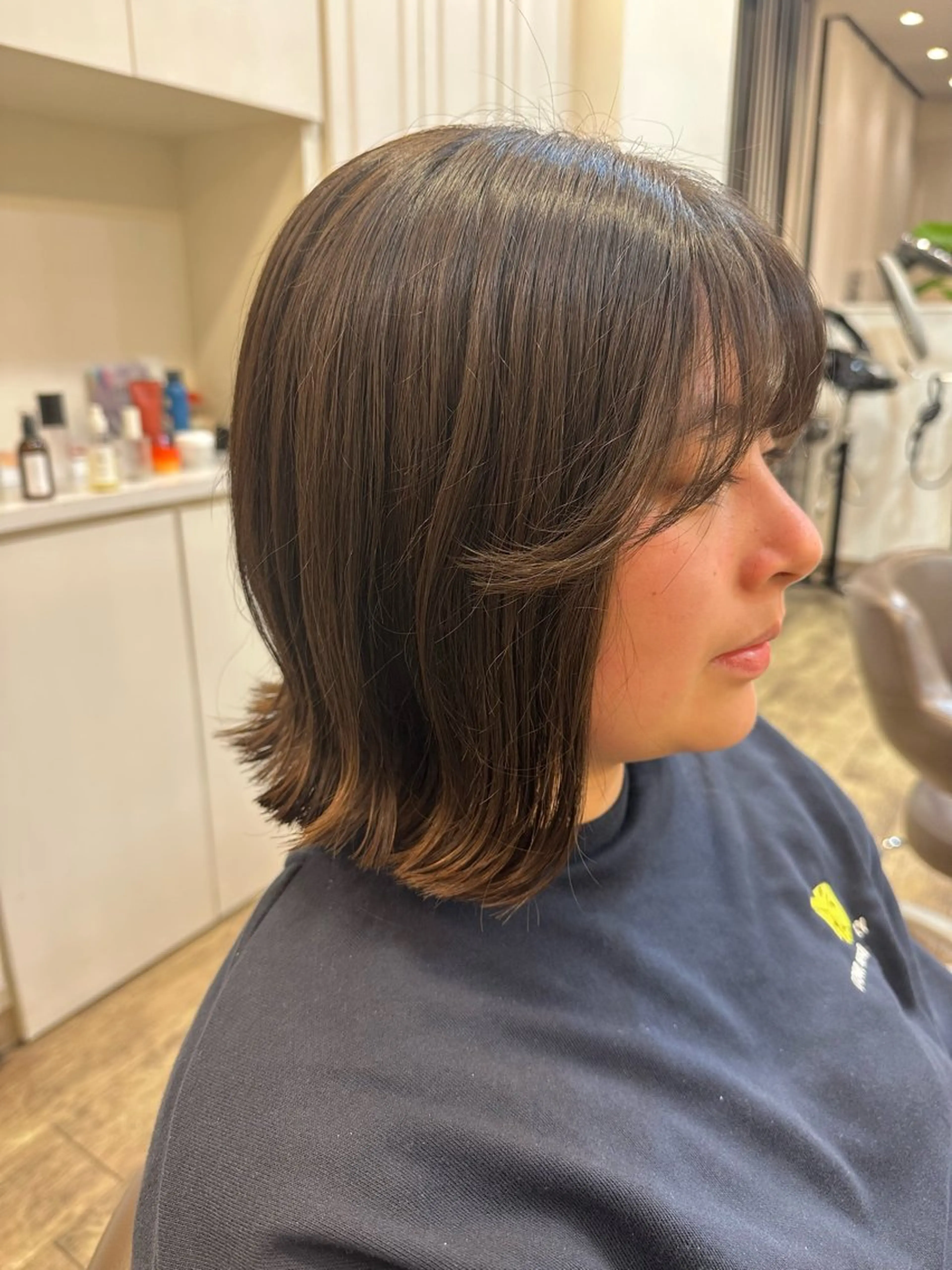 ミディアム Ayu Igetaのヘアスタイル