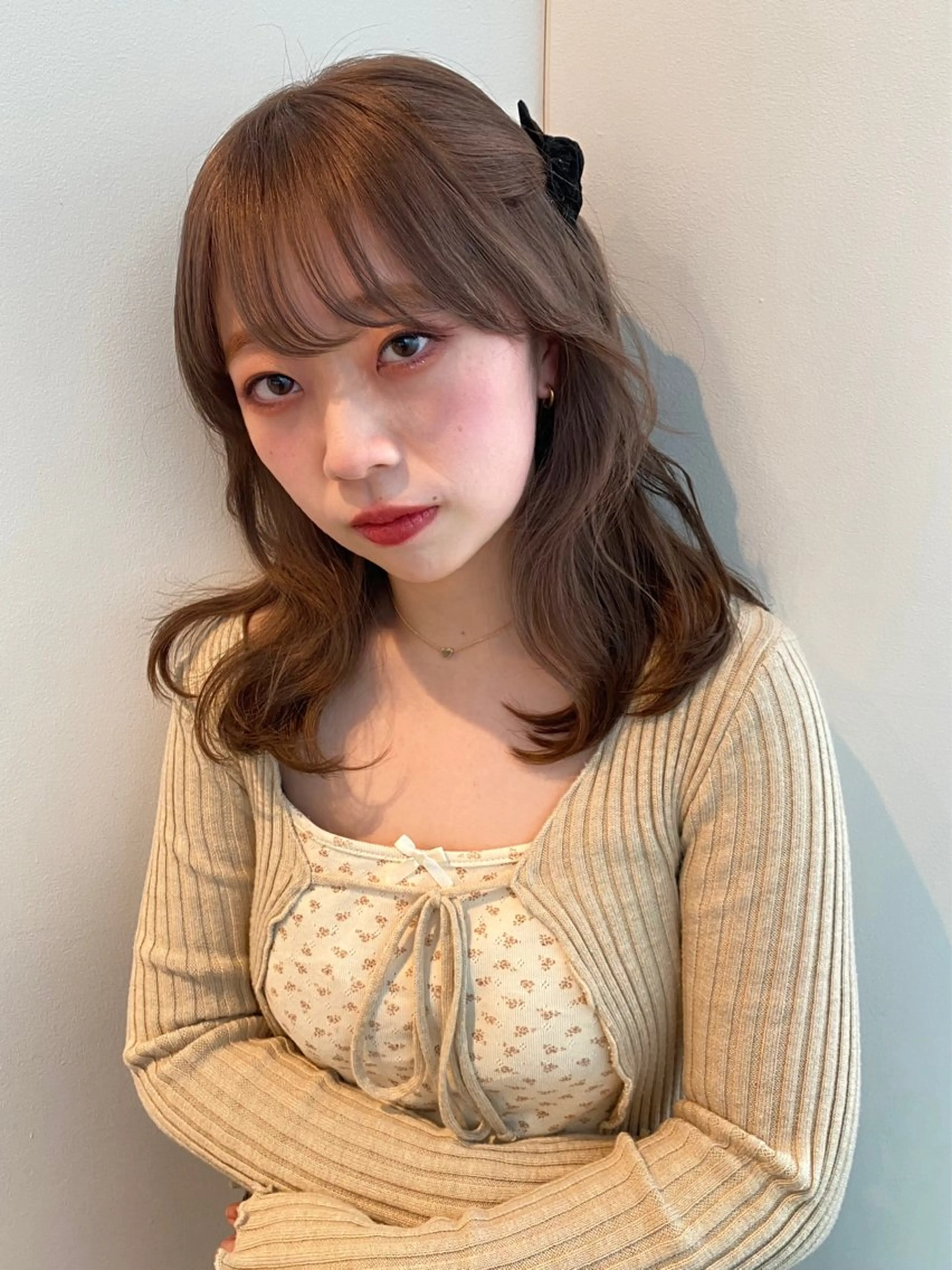 ミディアム カラー カット ヘアカラー トリートメント mai / linoah˚✧のヘアスタイル