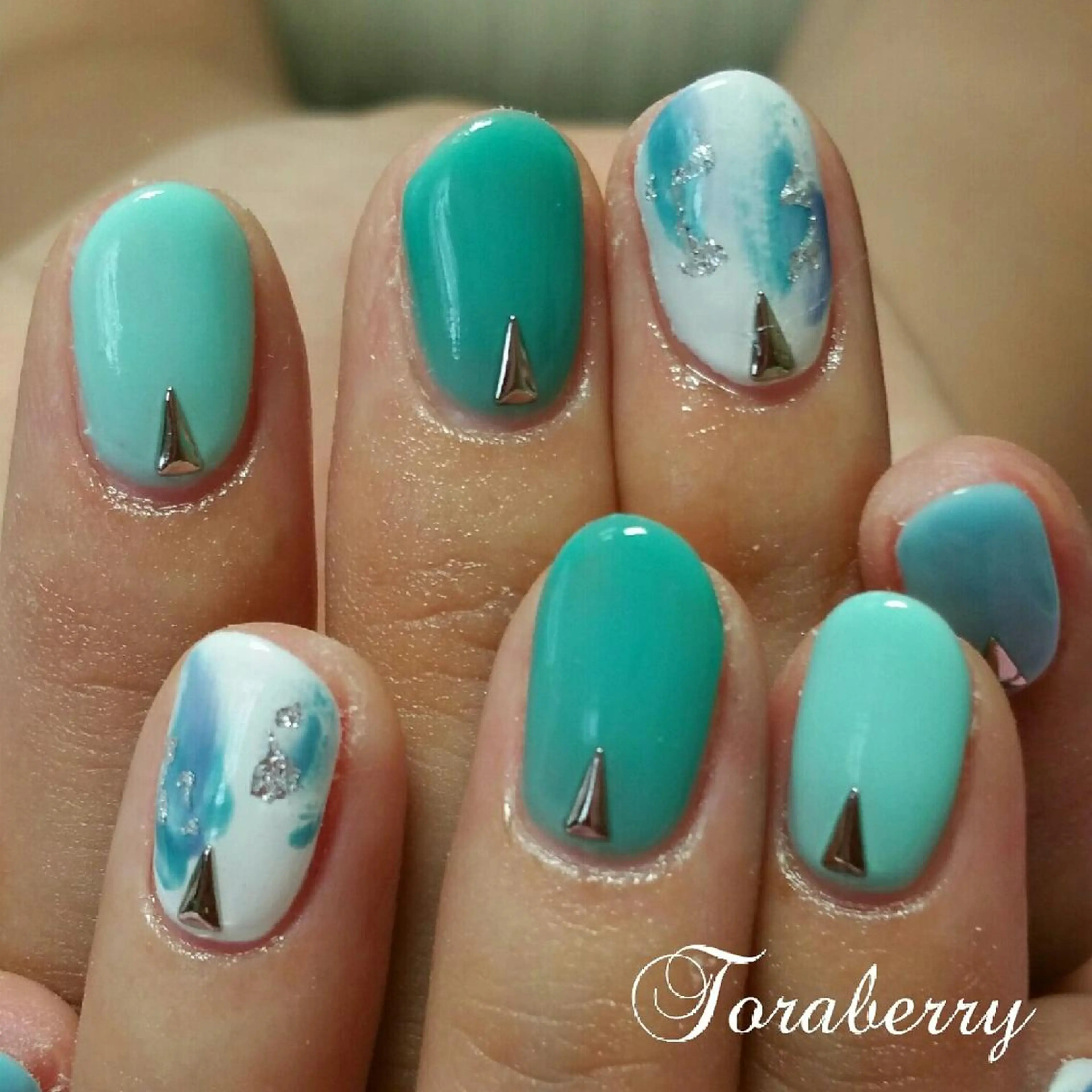 ネイル ニュアンスネイル ハンドネイル ネイリスト なつみのネイルデザイン