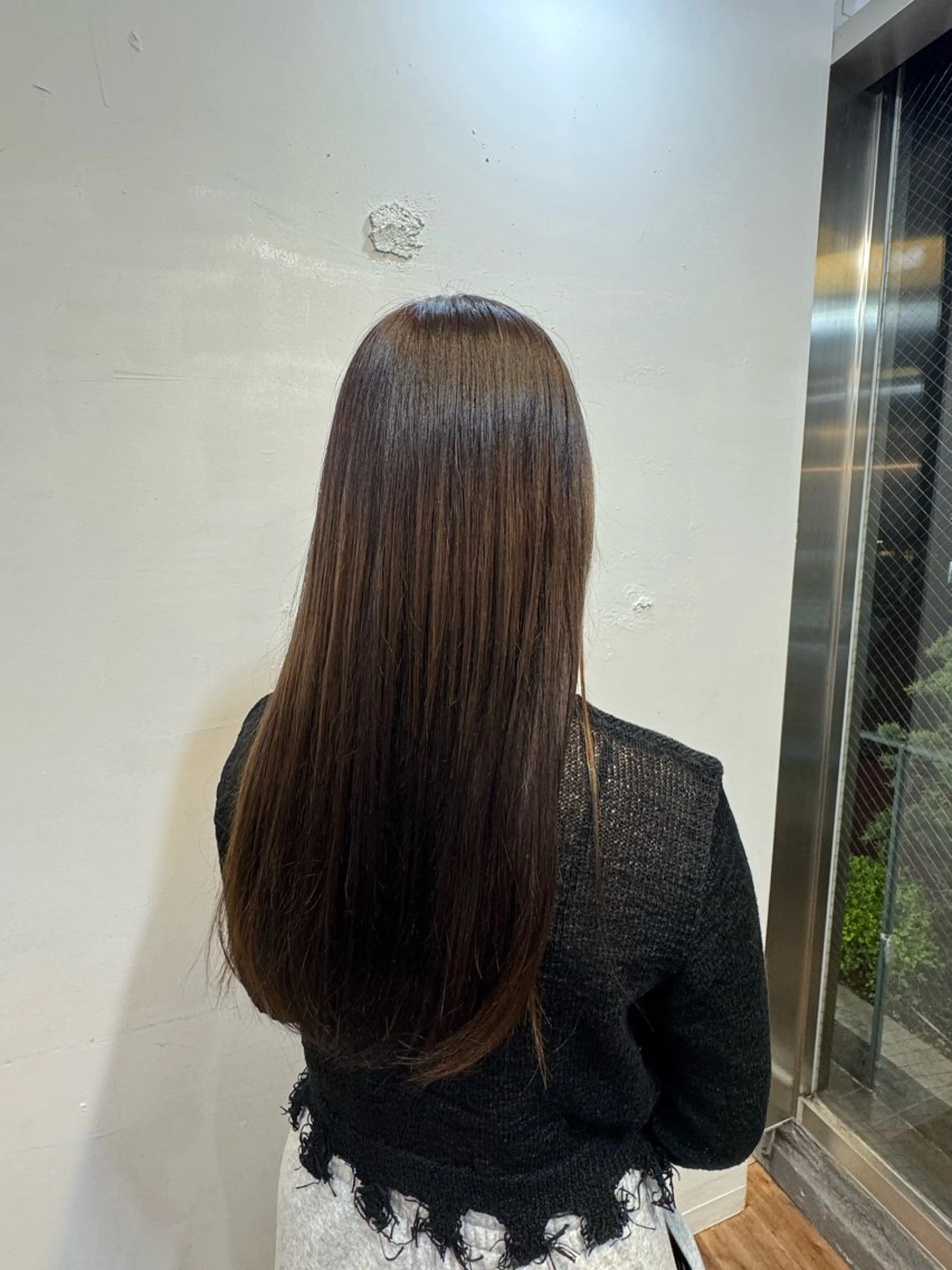 ロング hayu⭐︎ /艶髪 /オリーブベージュのヘアスタイル