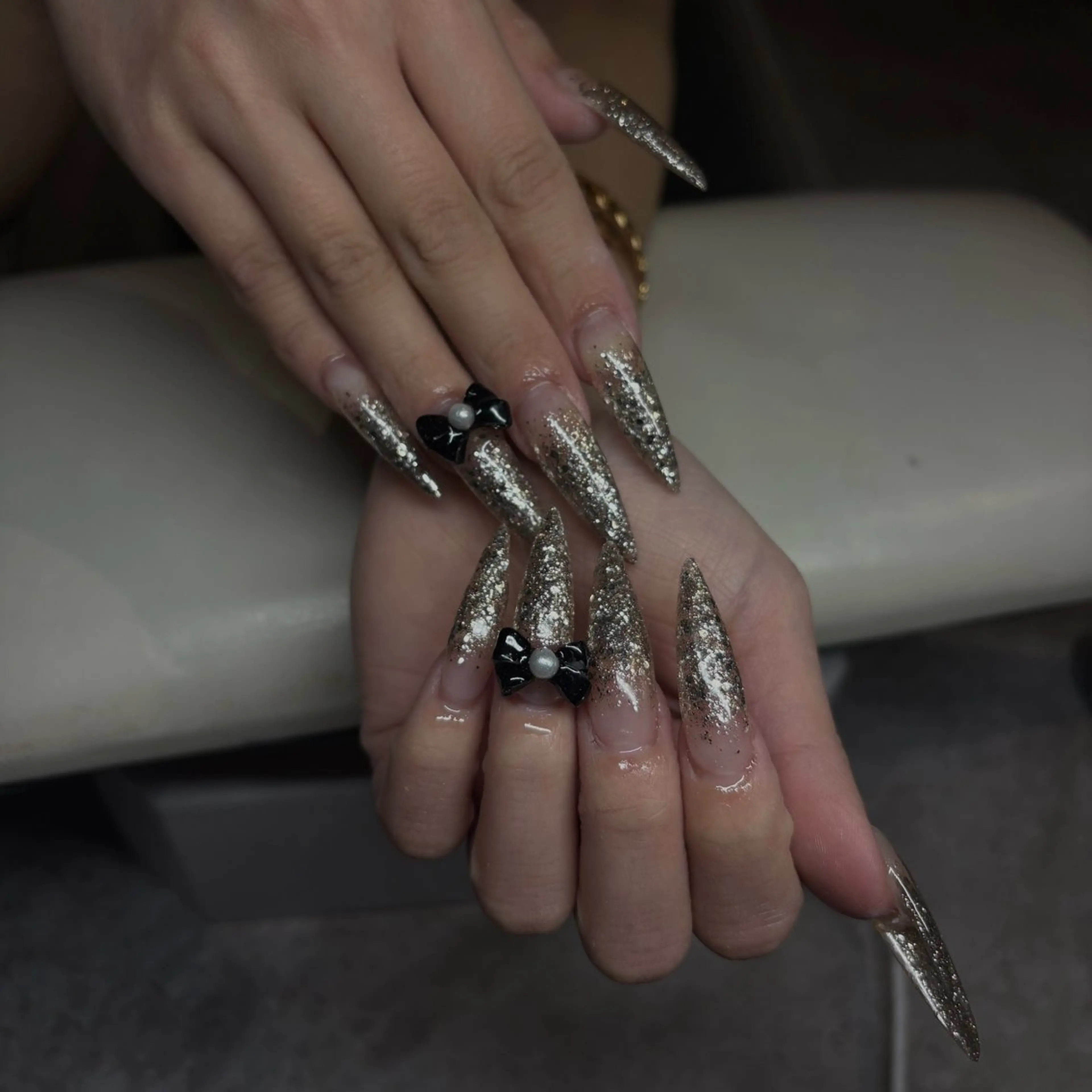 ネイル キラキラネイル ハンドネイル IROHA NAIL 長谷川唯惺のネイルデザイン
