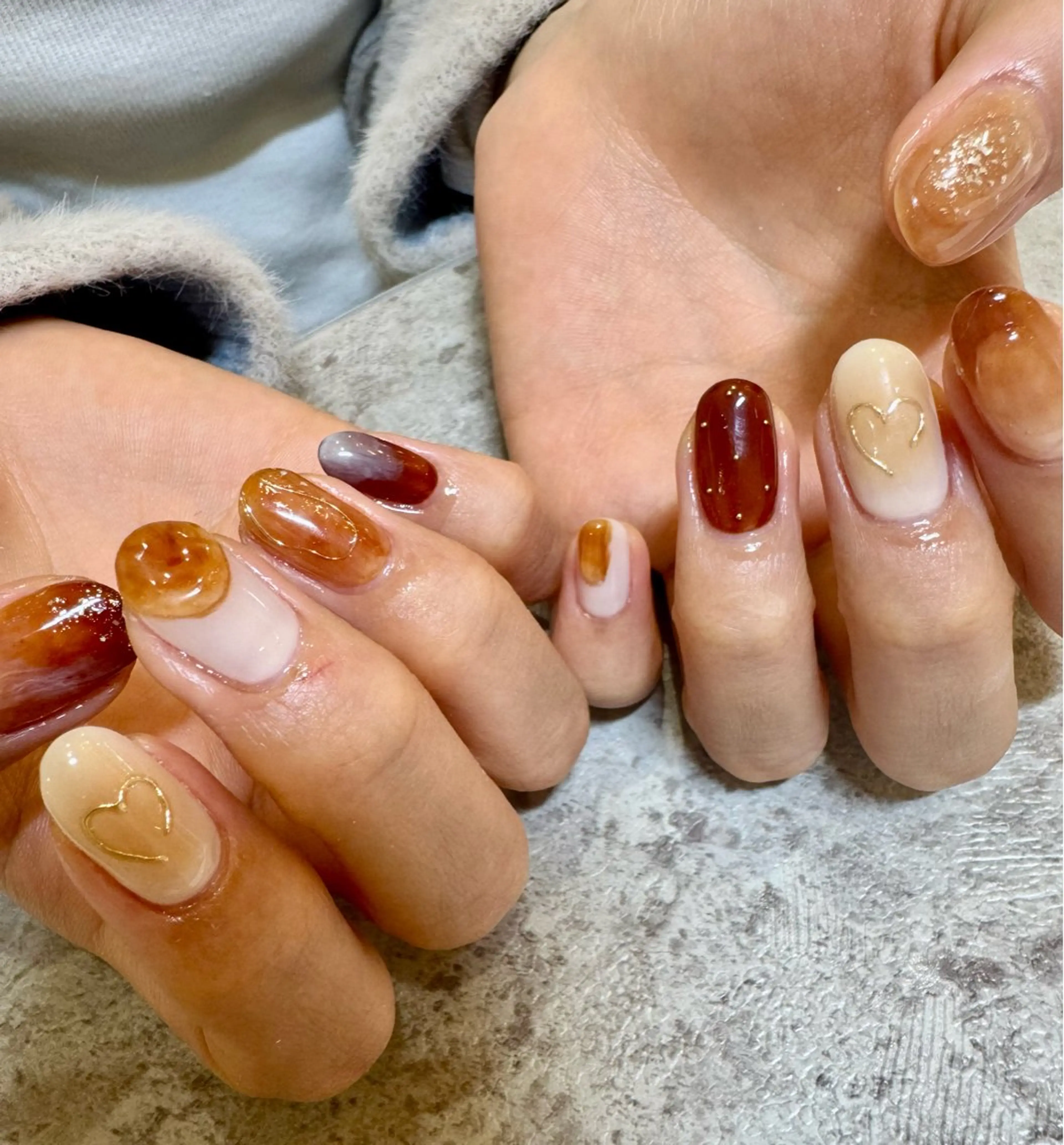 ネイル ハンドネイル nailist kanae🦖のネイルデザイン