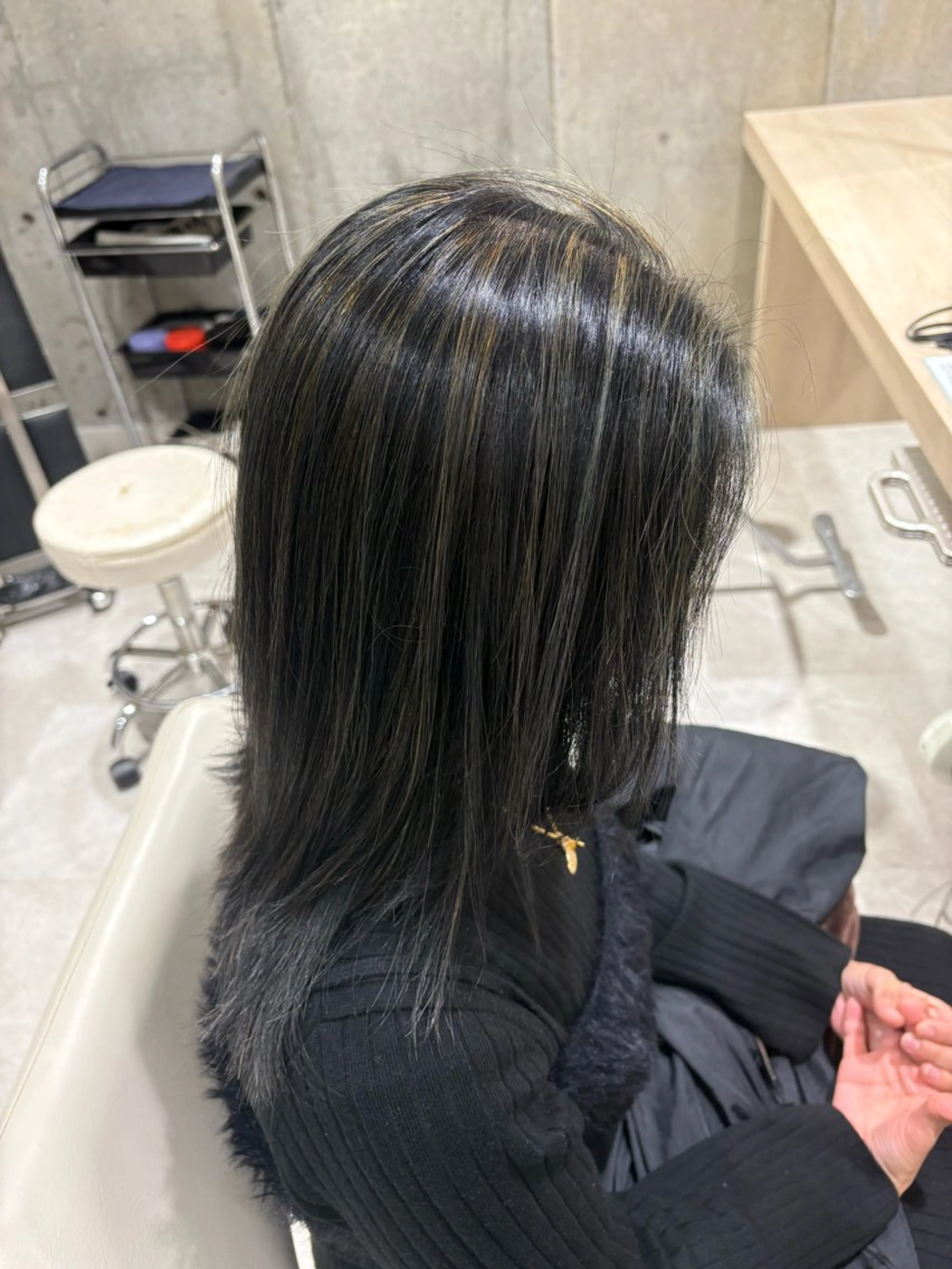 ミディアム ヘアカラー 🍀モデル募集中🍀 山田さくらのヘアスタイル