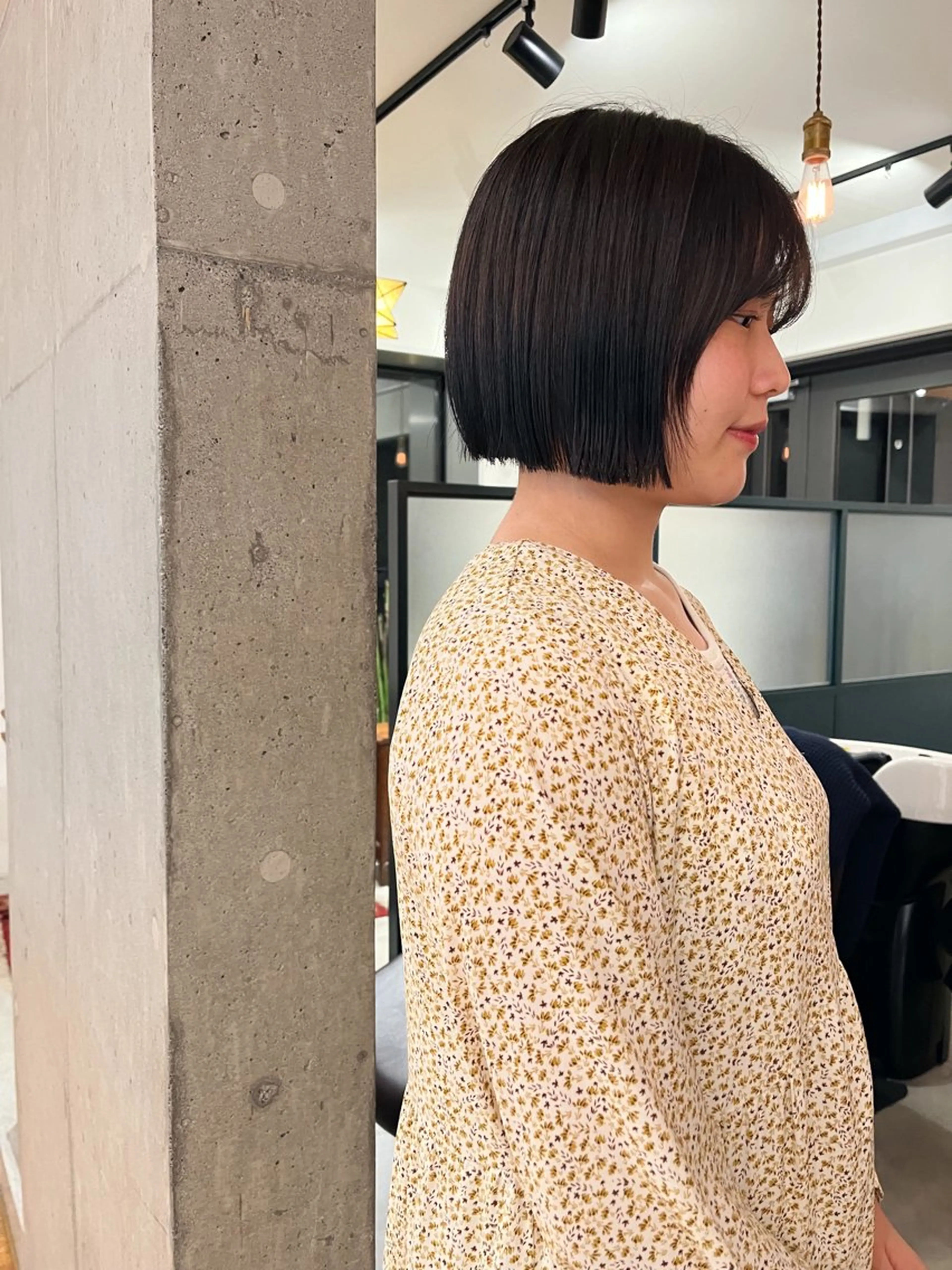 ショート ボブ 暖色/パーマ 🌼クニトウメイのヘアスタイル