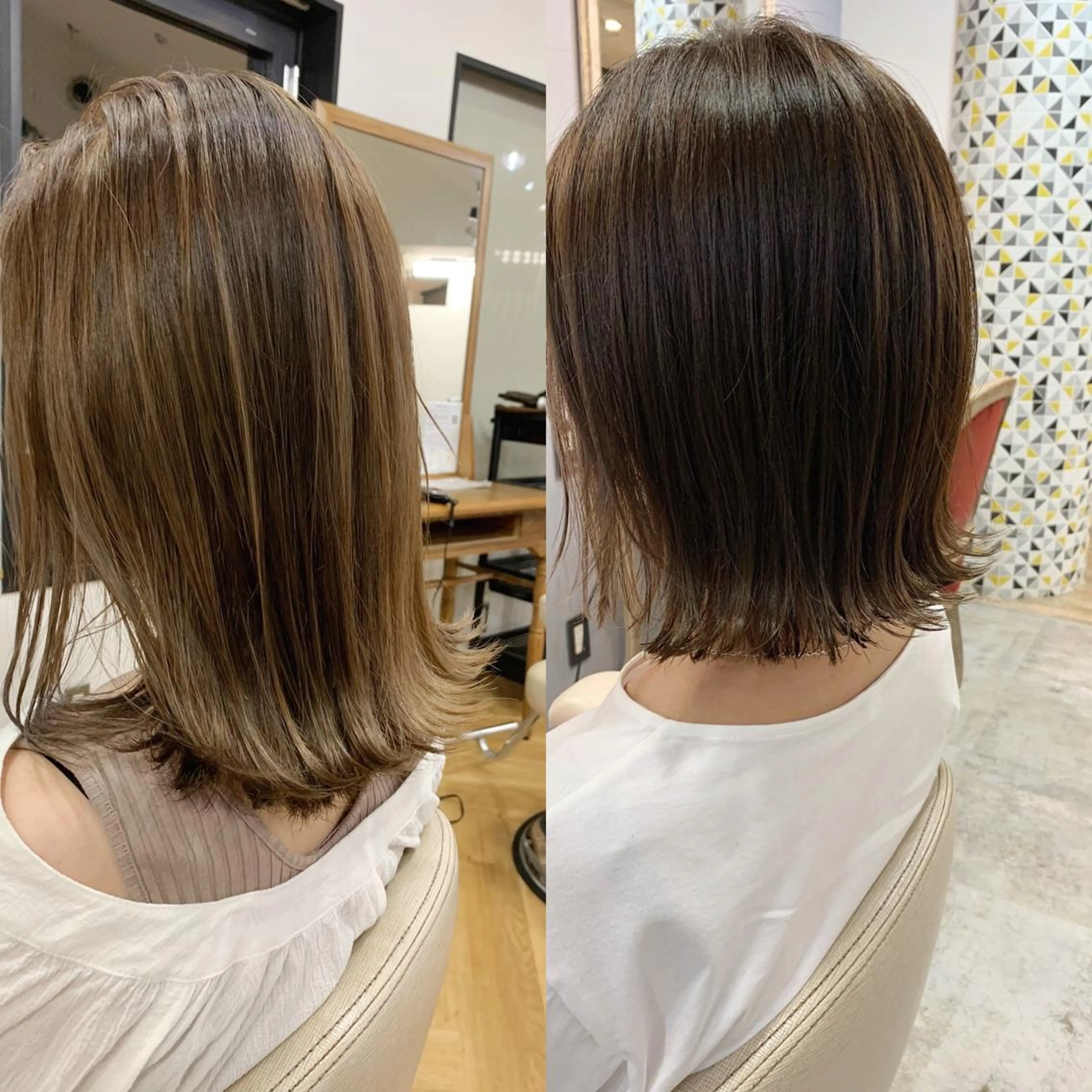 ミディアム 森 隆司のヘアスタイル