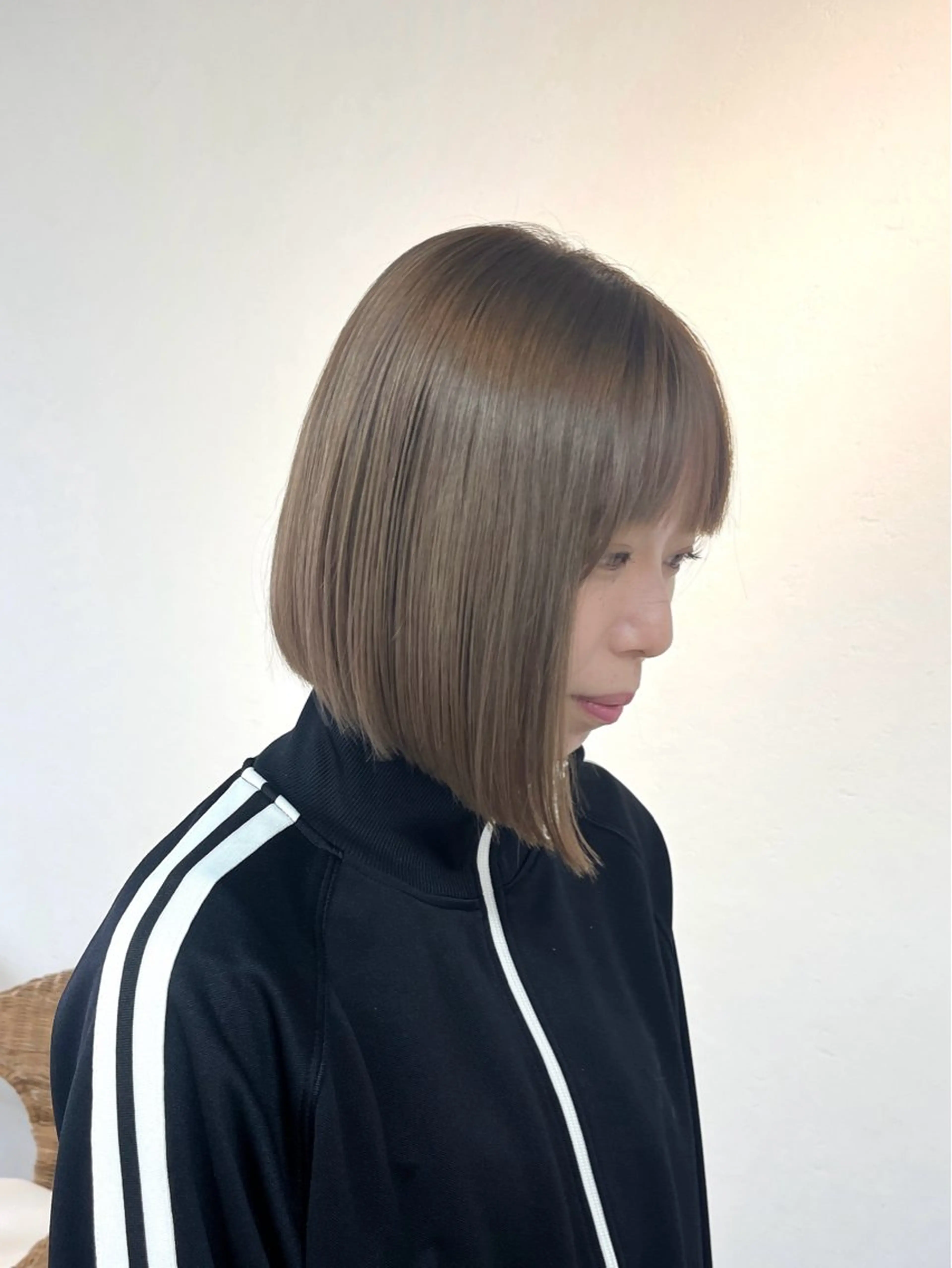 ミディアム ヘアカラー トリートメント 🧸🤍船橋/ボブ /toto.Momoのヘアスタイル