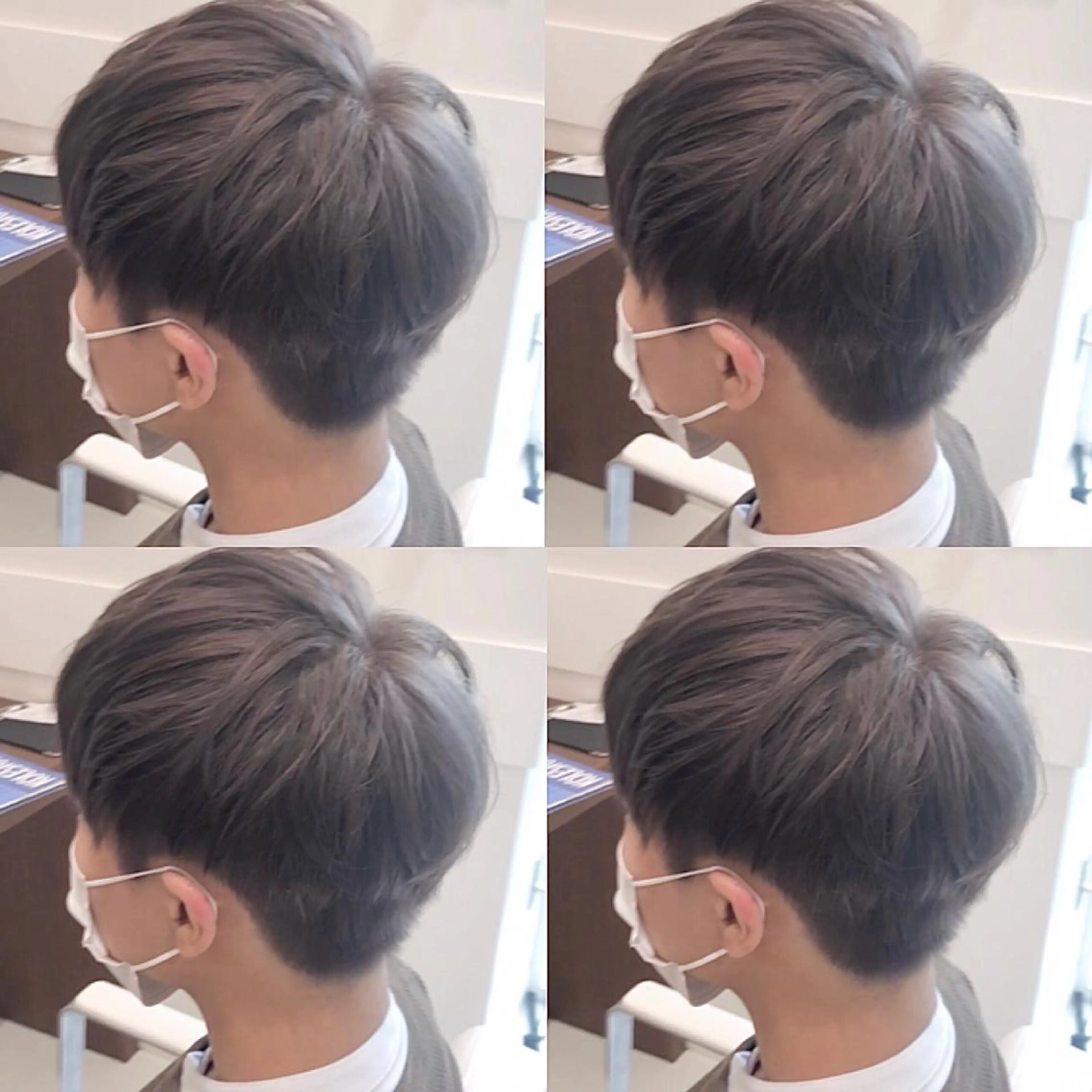 カラー メンズ ベージュカラー HOLON池袋所属・ウルフカット ハッシュカット/七海のヘアスタイル