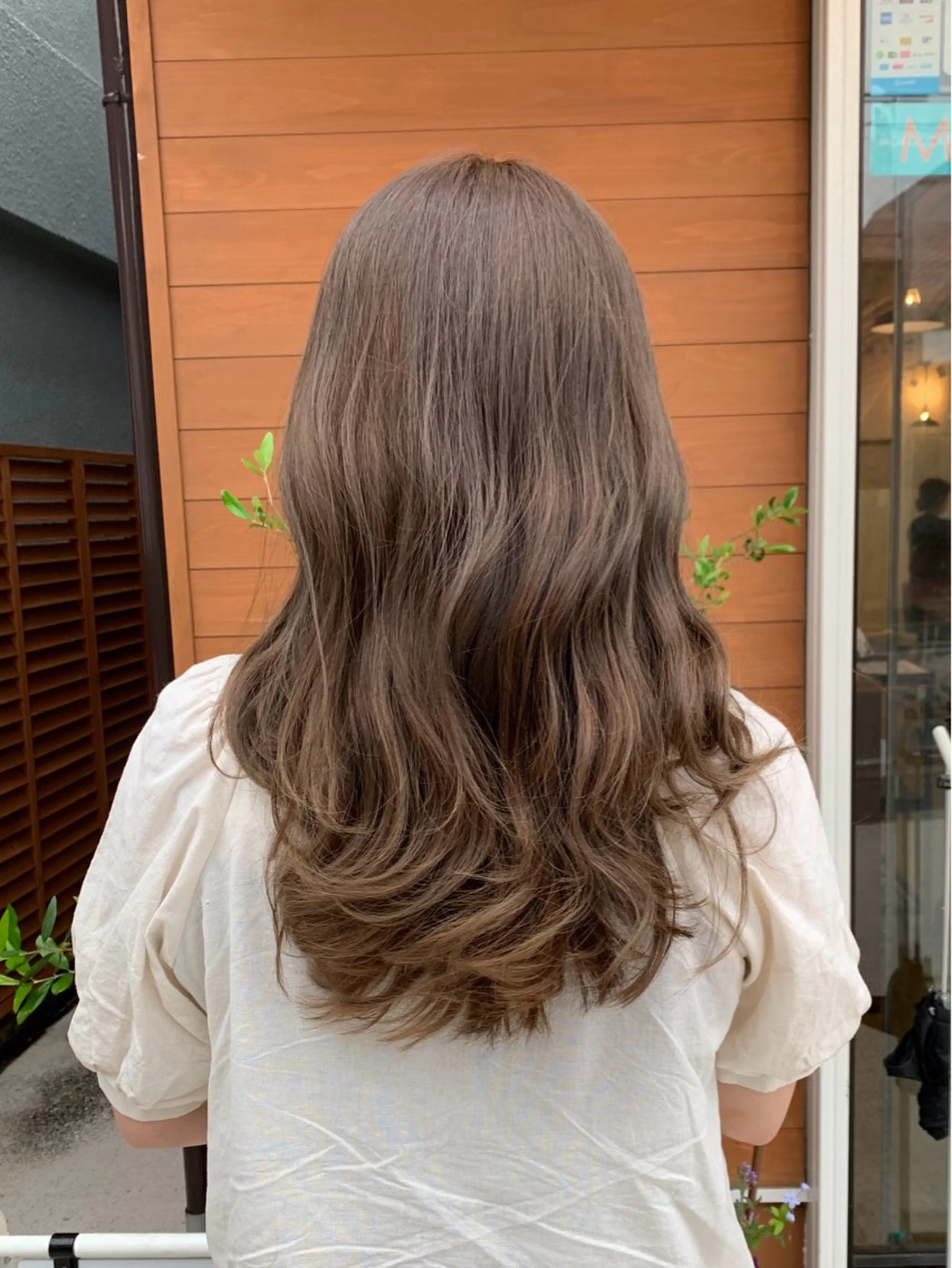 セミロング カラー メンズパーマ✨️村越 雄斗のヘアスタイル