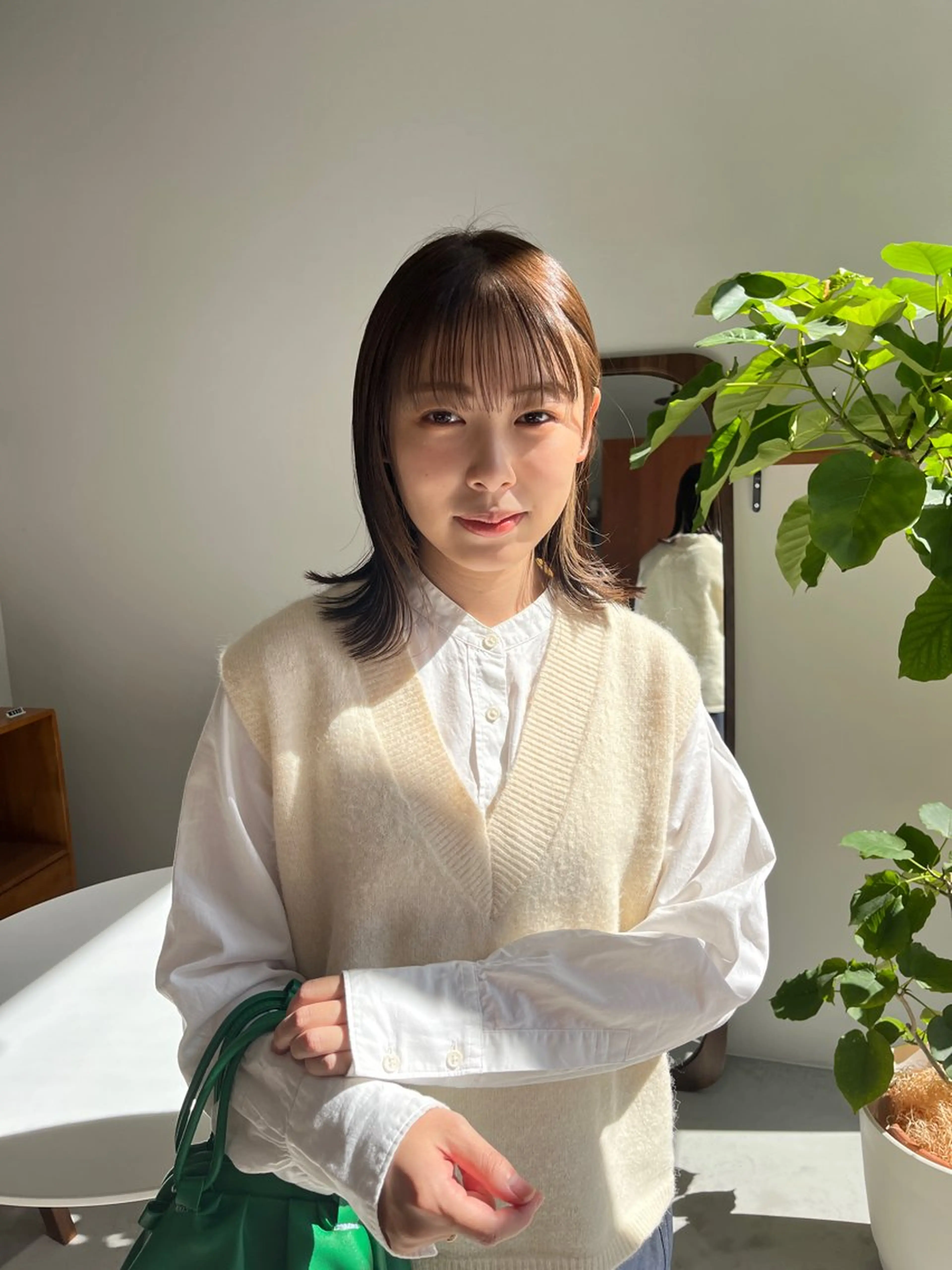 ミディアム 加藤 悠真のヘアスタイル